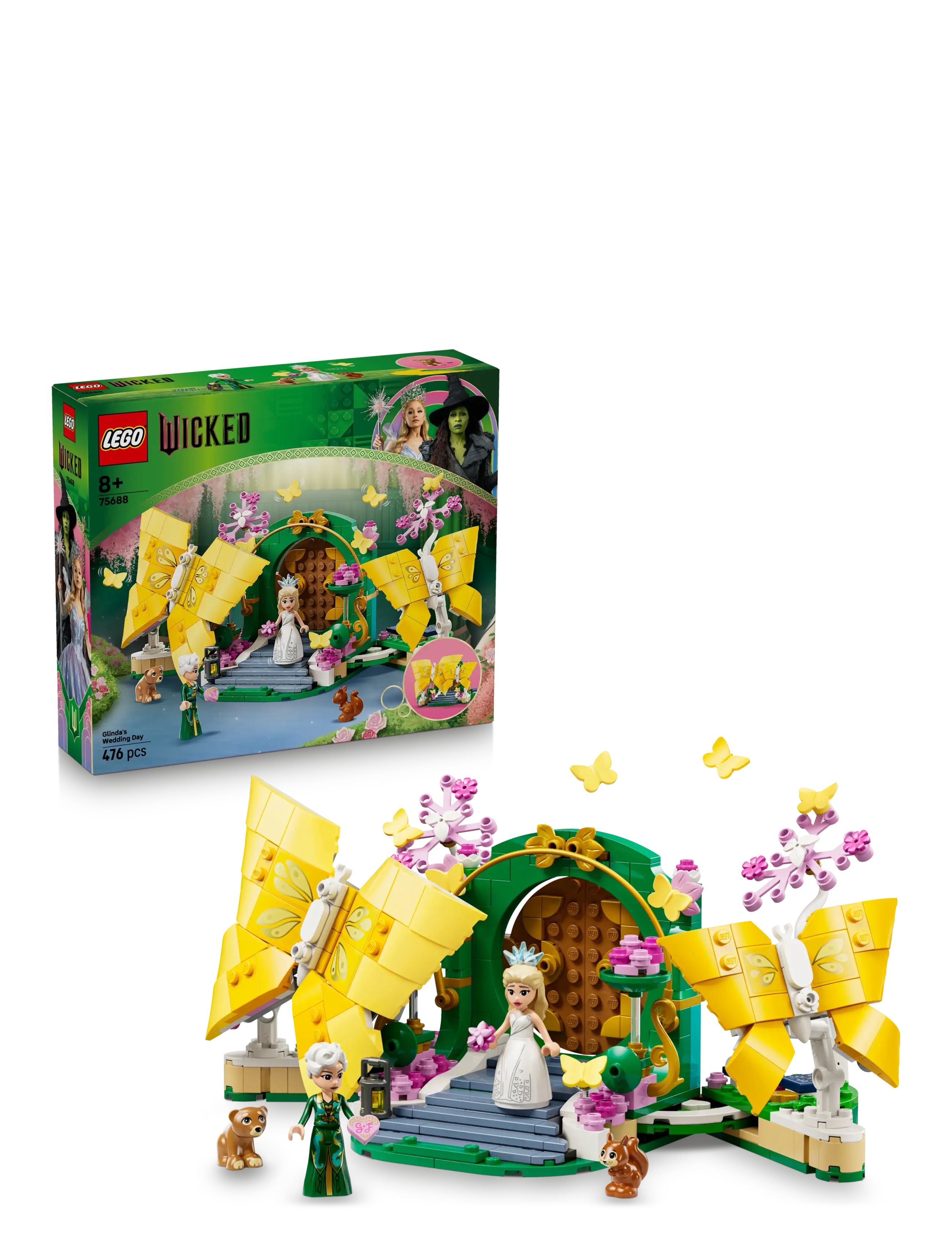 LEGO Wicked Glinda’s Wedding Day Butterfly Toy for Kids’ Role Play 75688 - Toys 6-8 years - MULTI / multi