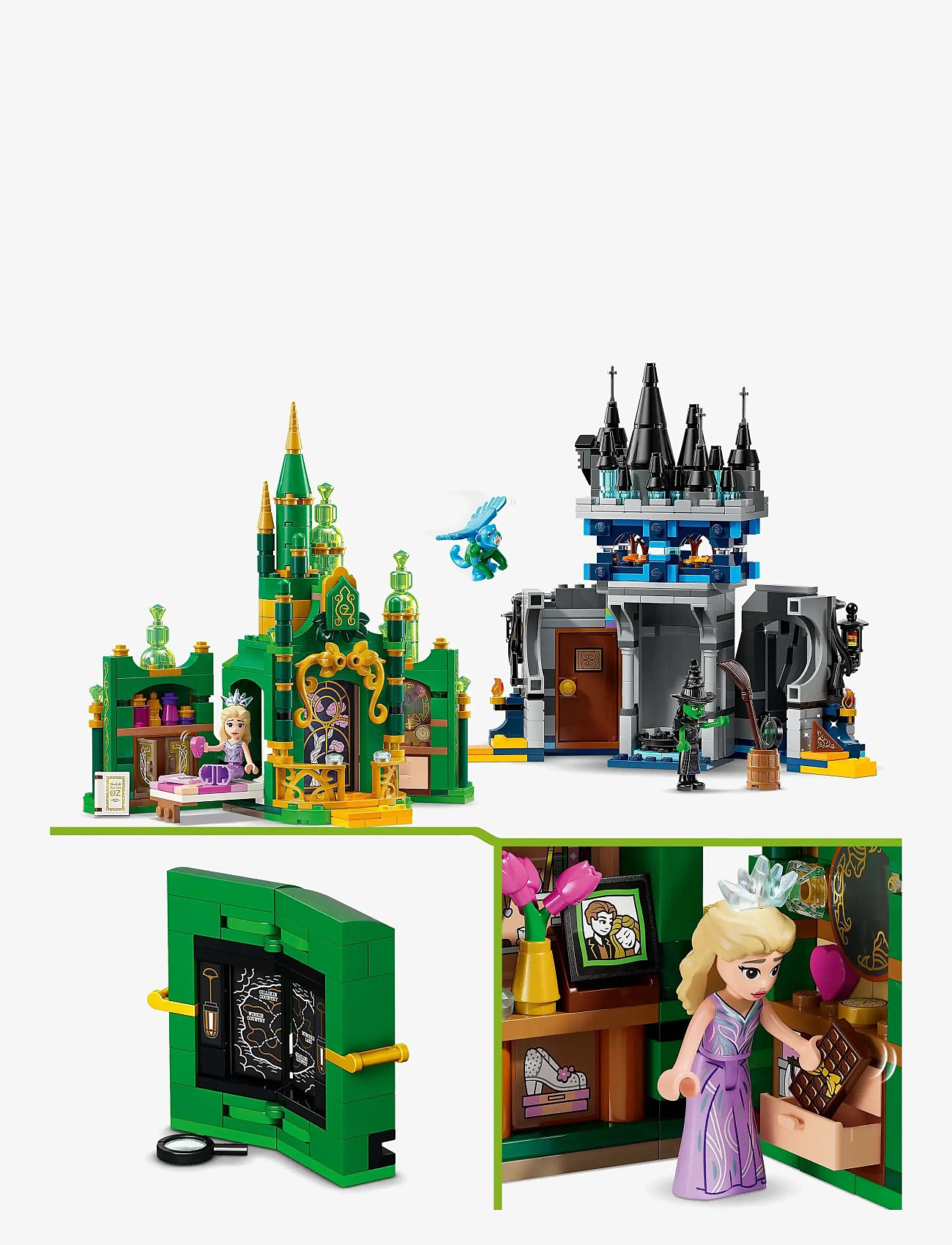 LEGO - Wicked Emerald City & Kiamo Ko Castle Adventure 75689 - lego wicked - multi - 3