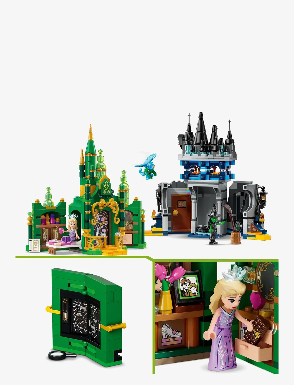 LEGO - Wicked Emerald City & Kiamo Ko Castle Adventure Gift Building Toy 75689 - lego wicked - multi - 3