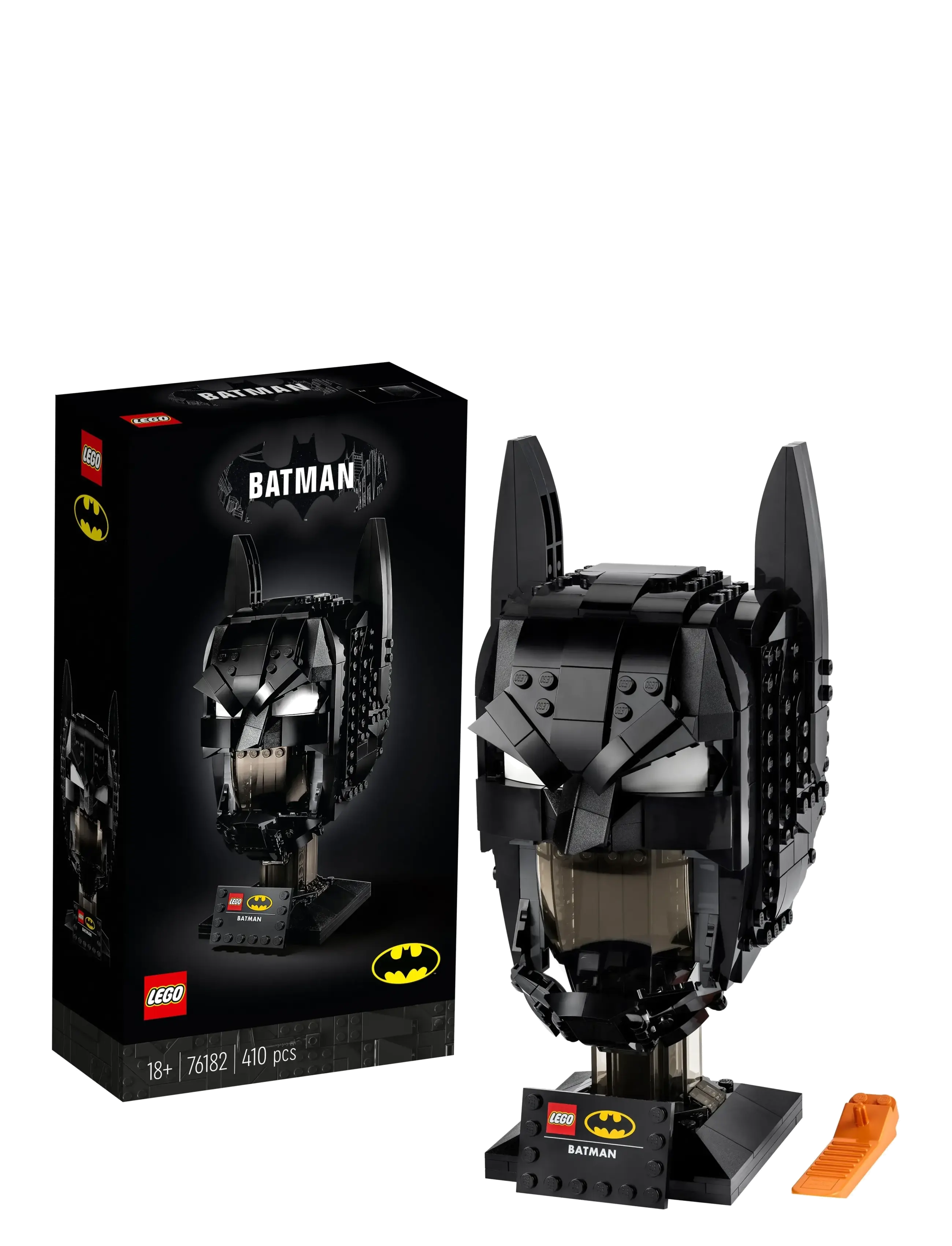 DC Batman: Batman Cowl Mask Adult Building Set - MULTICOLOR