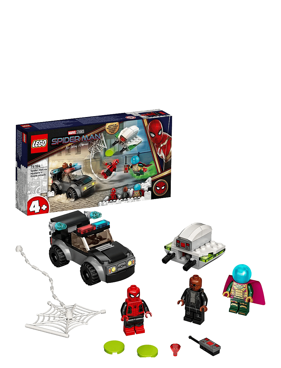 LEGO - Marvel Spider-Man vs. Mysterio’s Drone Attack 76184 Building Kit - multicolor - 0