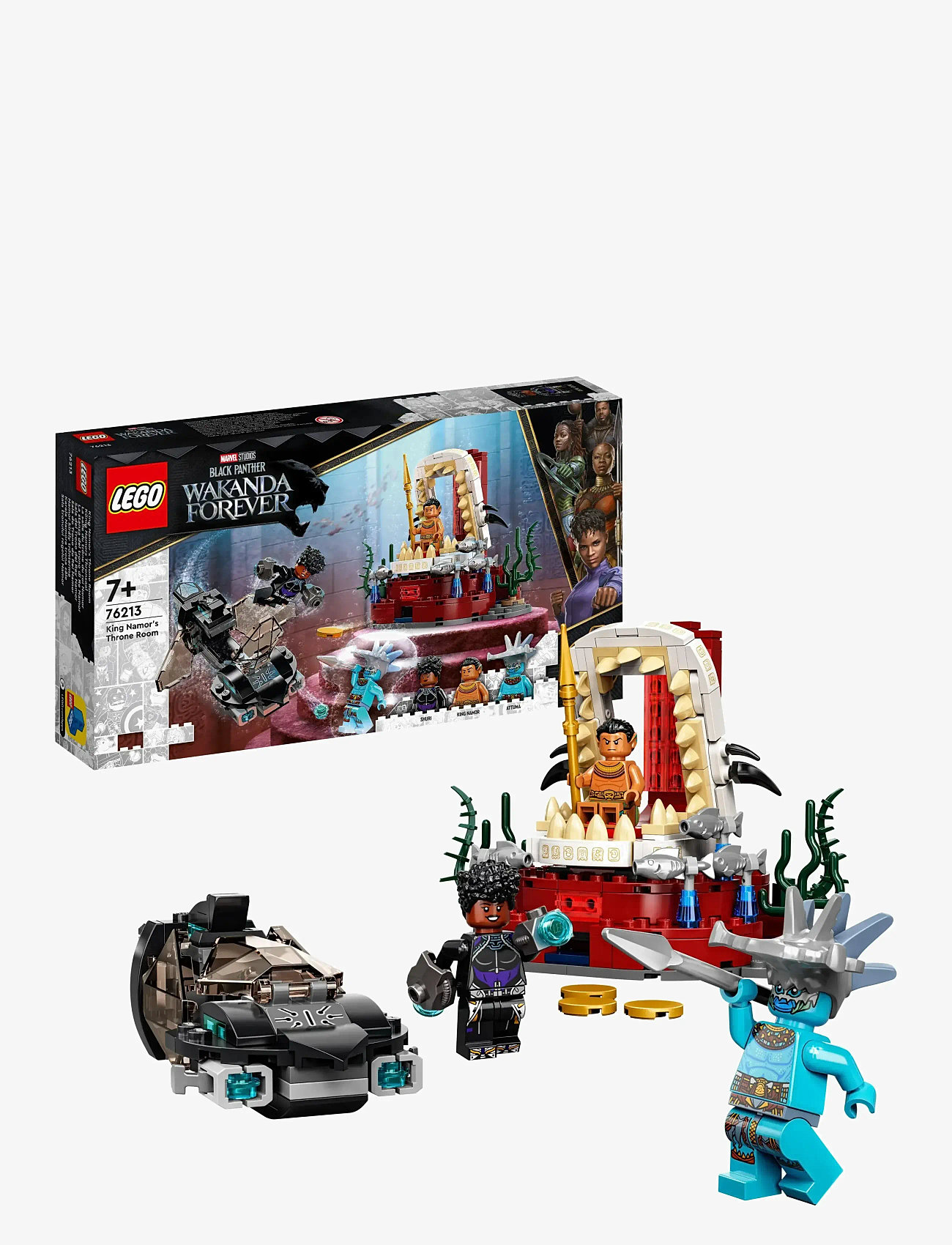 LEGO - Marvel King Namor’s Throne Room 76213 Building Kit - lego super heroes - multicolor - 0