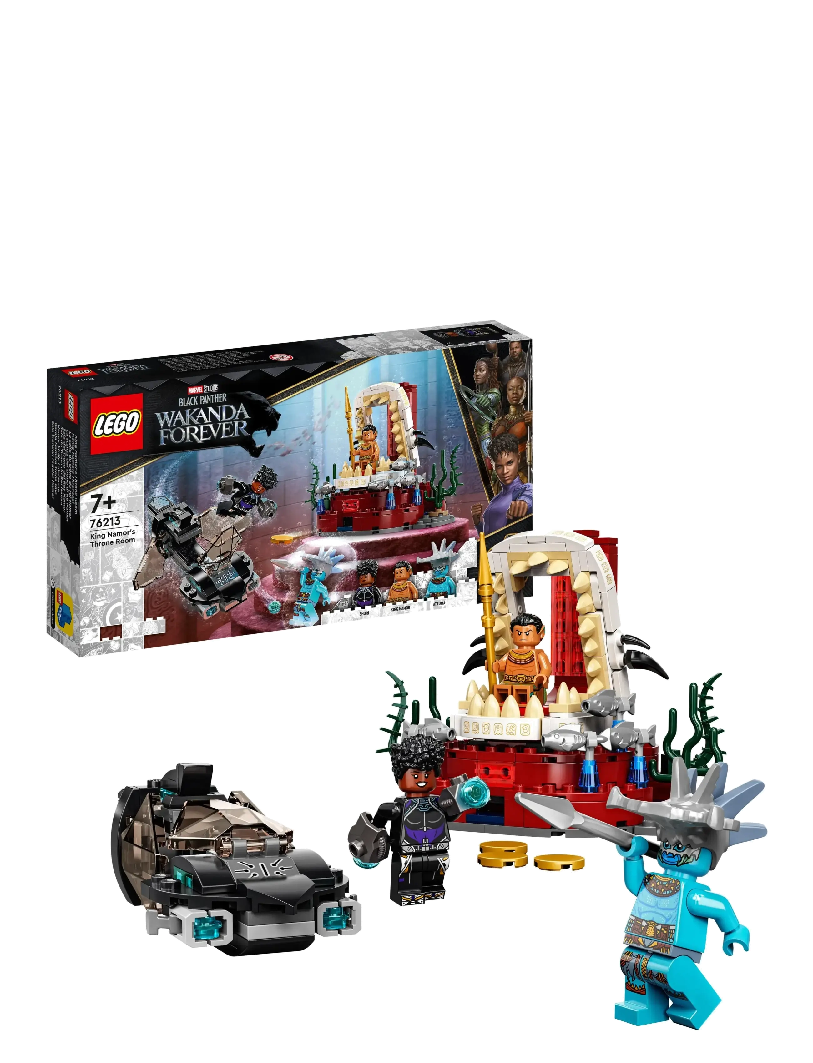 LEGO Marvel King Namor’s Throne Room 76213 Building Kit - 4 for 3 - MULTICOLOR / multi