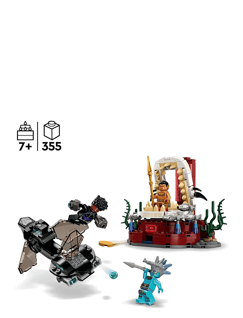 LEGO - Marvel King Namor’s Throne Room 76213 Building Kit - lego super heroes - multicolor - 1