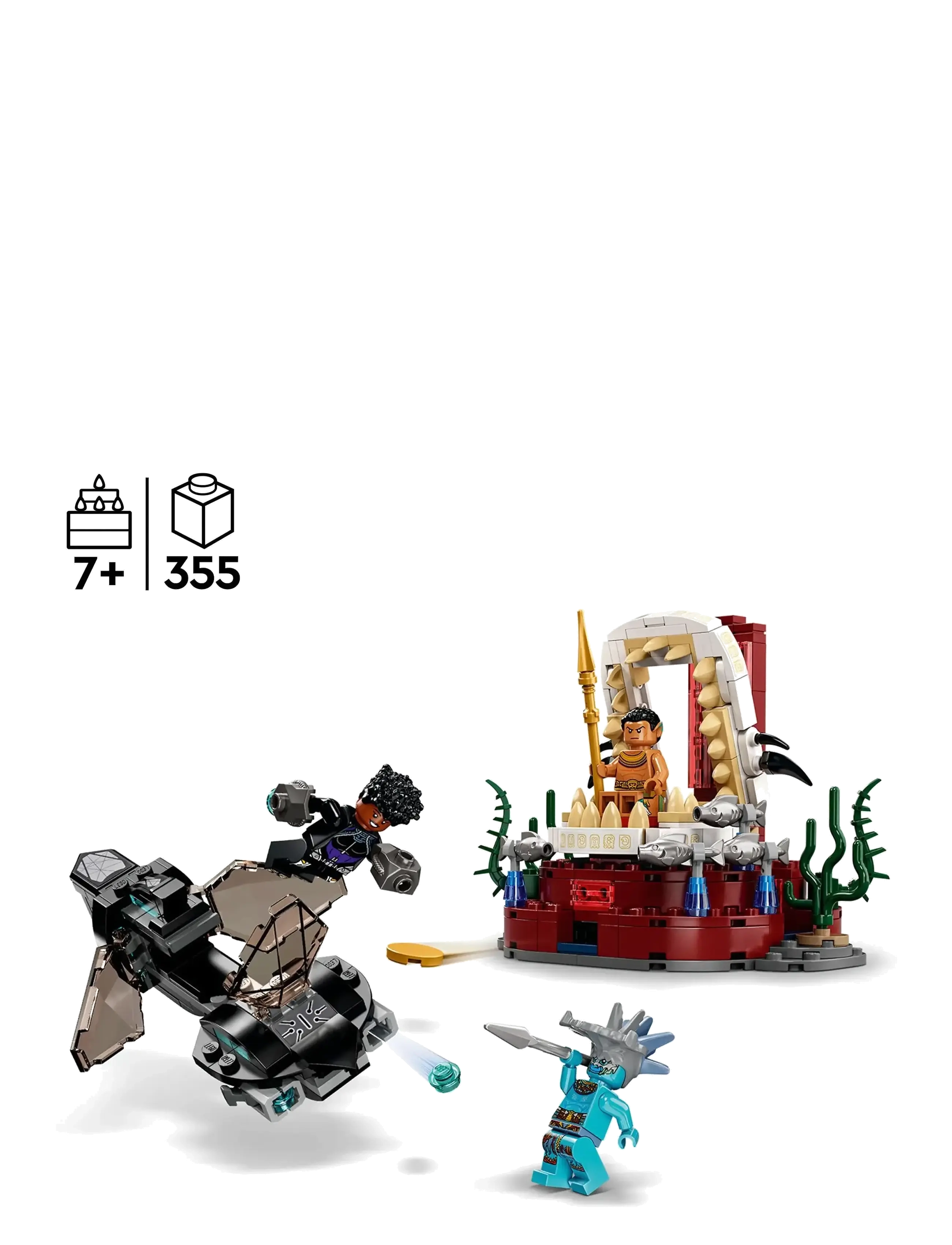 LEGO - Marvel King Namor’s Throne Room 76213 Building Kit - lego® super heroes - multicolor - 1