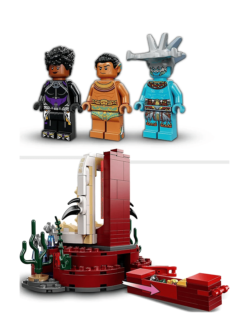 LEGO - Marvel King Namor’s Throne Room 76213 Building Kit - lego super heroes - multicolor - 4