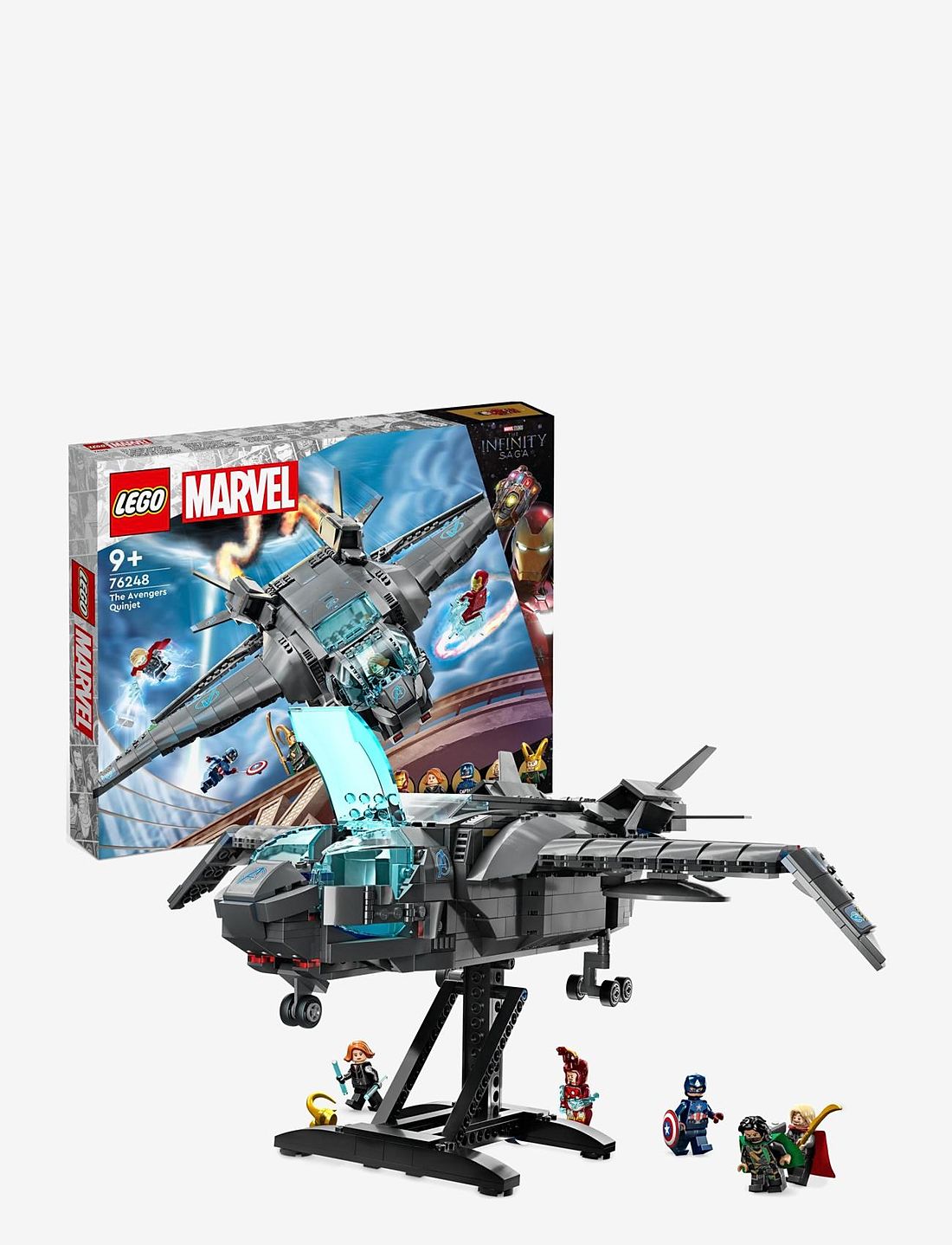 LEGO The Avengers Quinjet Infinity Saga Set LEGO Super Heroes Boozt