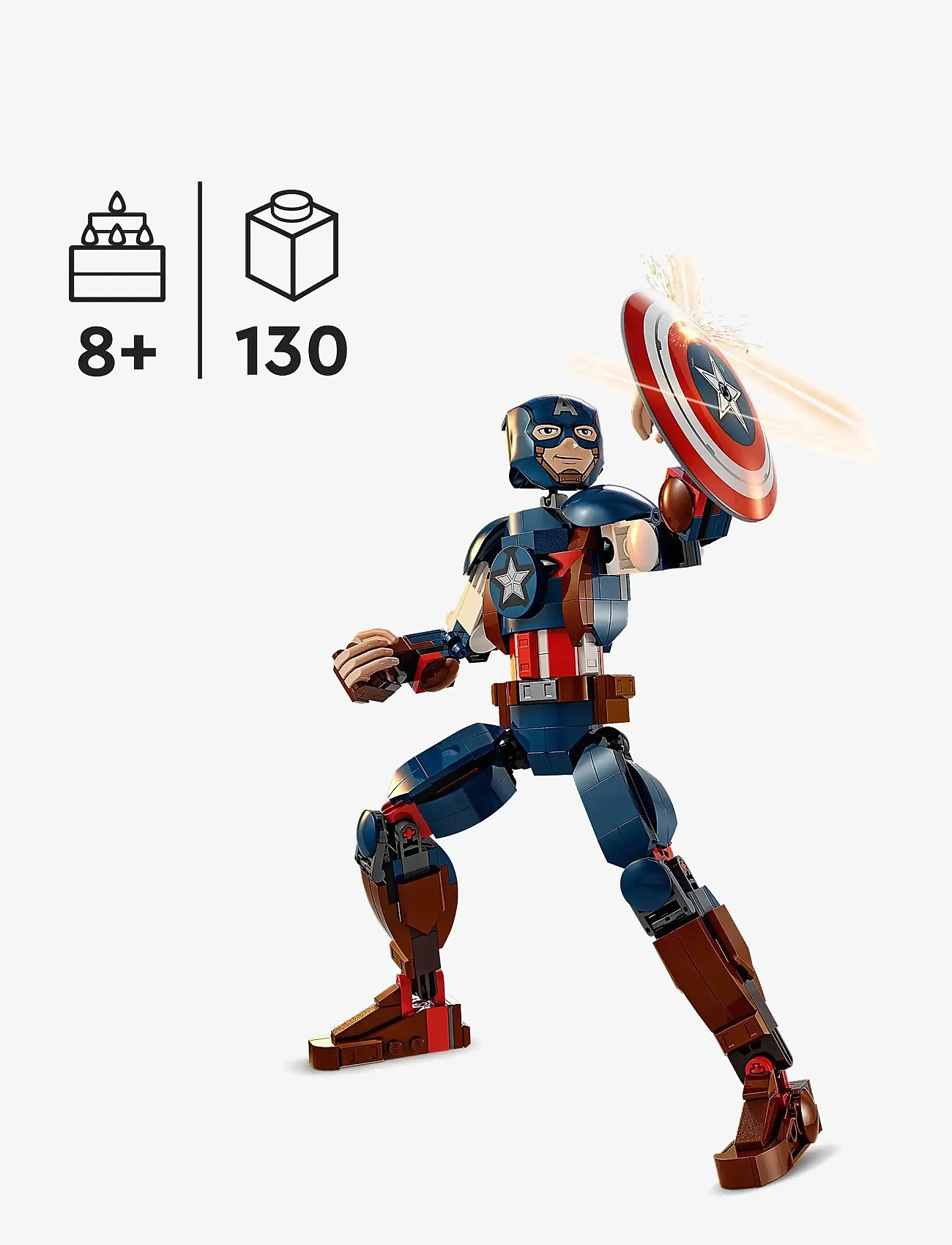 LEGO Marvel Captain America Construction Figure 76258 Building Toy