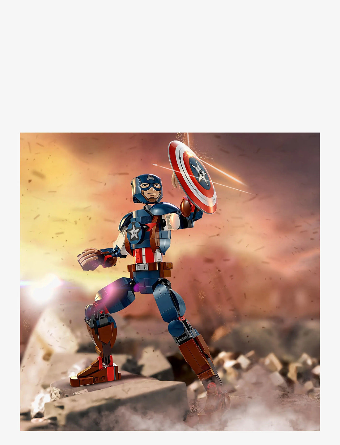 Lego marvel capitan america sales