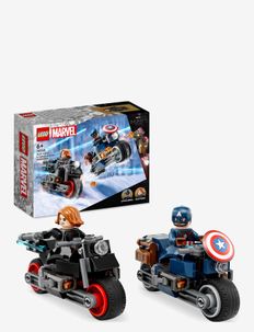 Black Widow & Captain America Motorcycles, LEGO