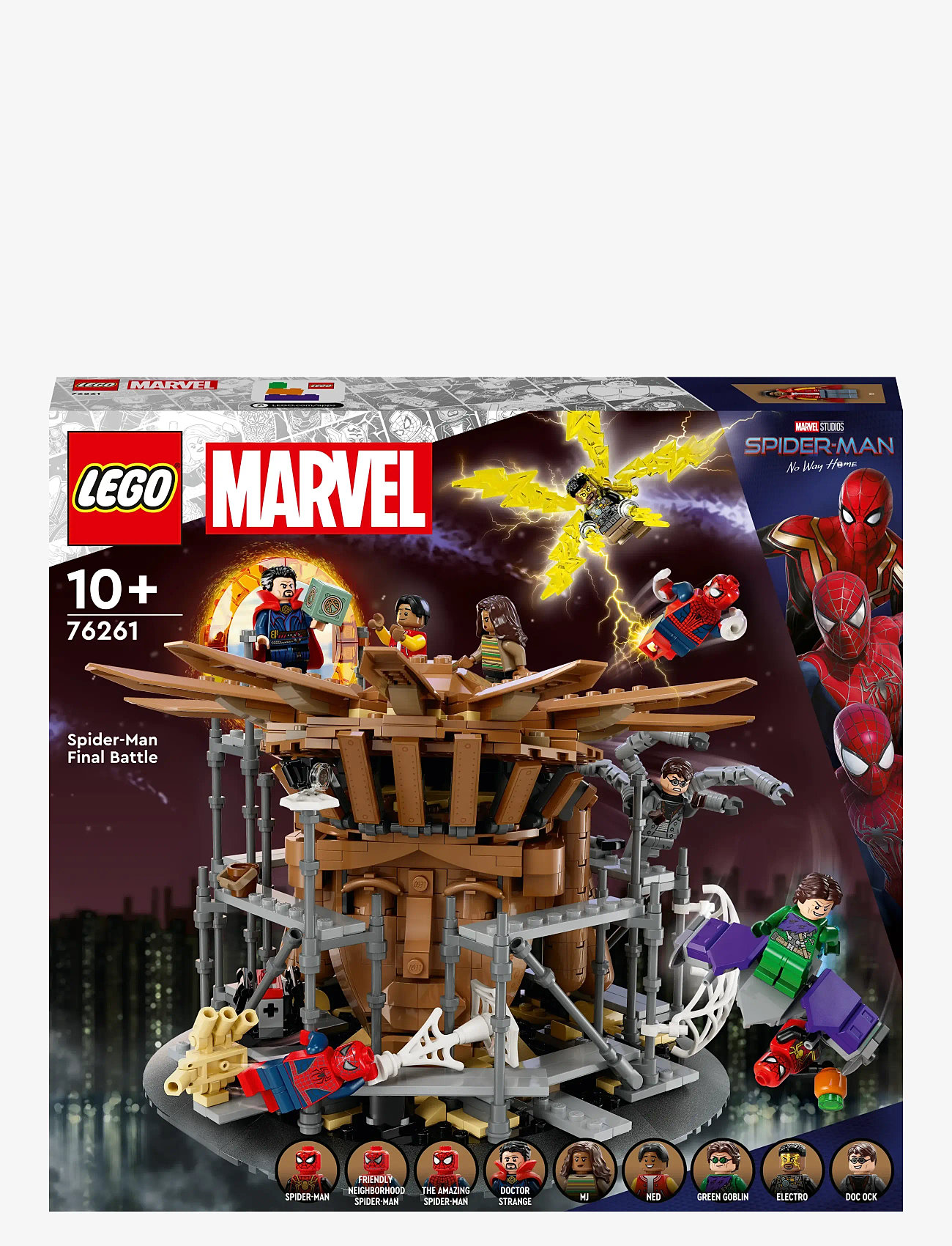 LEGO - Marvel Spider-Man Final Battle 76261 Building Toy Set - lego super heroes - multi - 3
