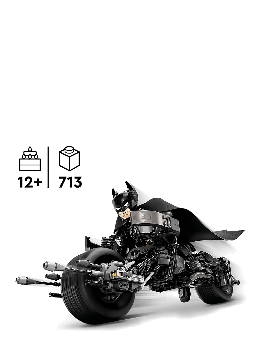 LEGO - DC Batman™: Batman Construction Figure & the Bat-Pod Bike 76273 - lego® super heroes - multi - 1