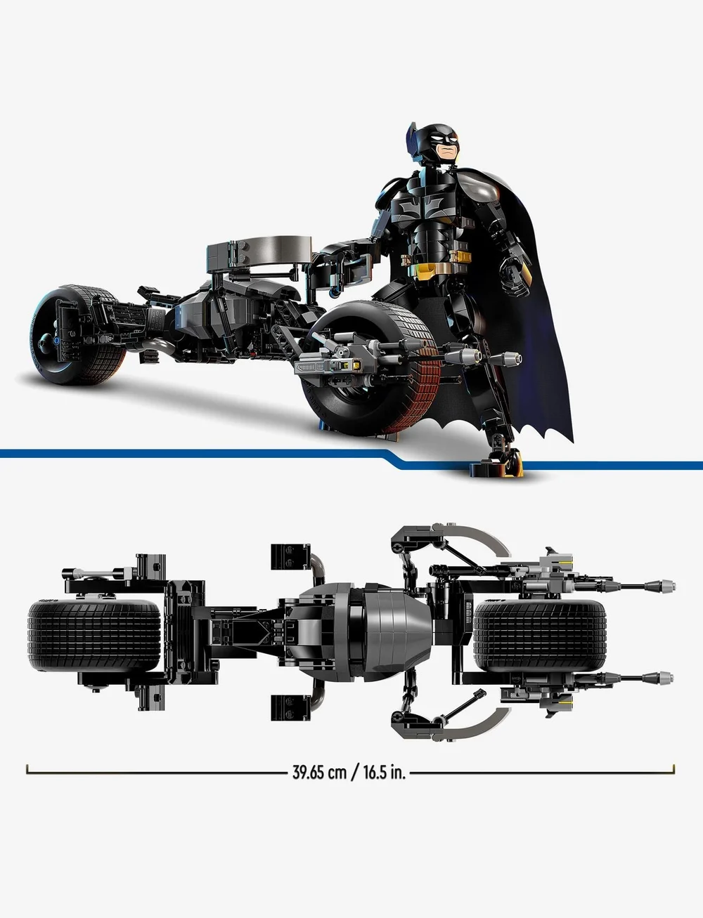 LEGO - DC Batman™: Batman Construction Figure & the Bat-Pod Bike 76273 - lego super heroes - multi - 4