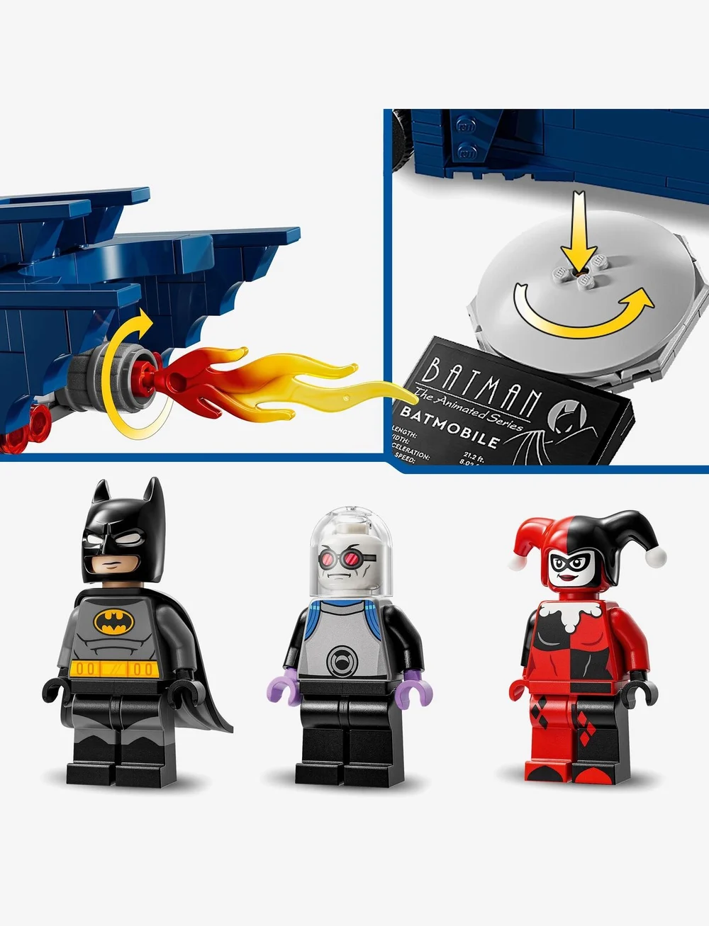 LEGO - DC Batman™: Batman with the vs. Harley Quinn™ & Mr. 76274 - lego super heroes - multi - 4