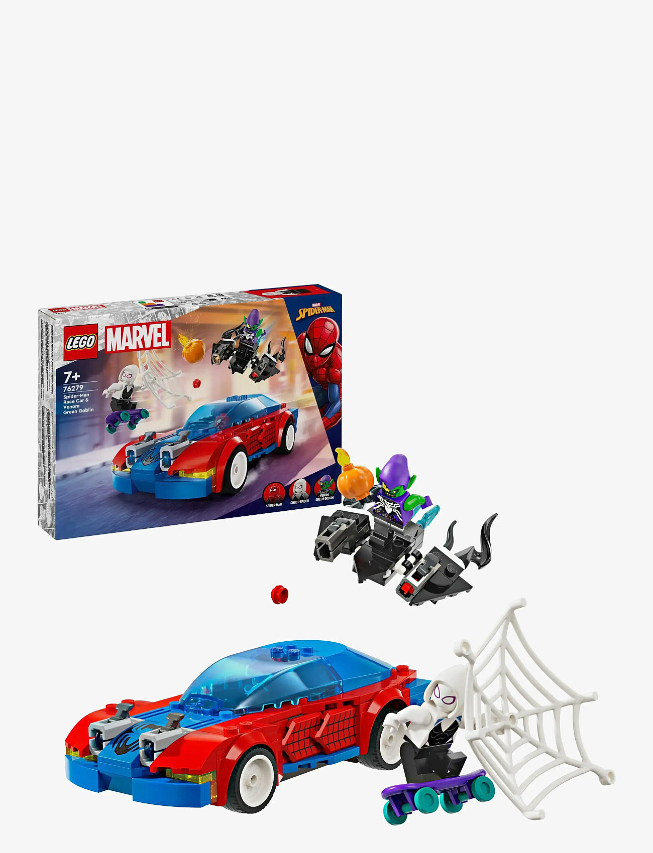 LEGO Marvel Spider-man Race Car Venom Green Goblin 76279