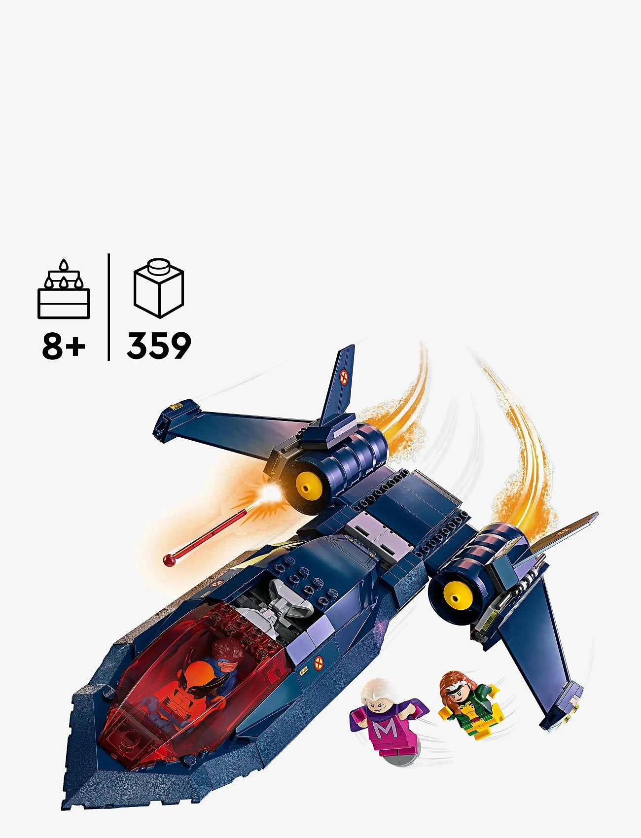 LEGO Marvel X-men X-jet Buildable Toy 76281 (LGO76281) LEGO