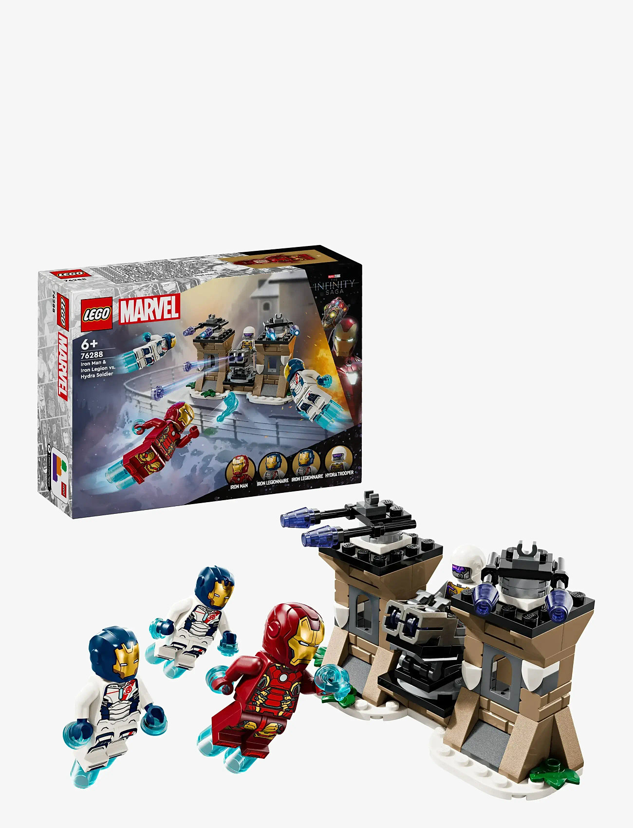 LEGO - Iron Man & Iron Legion mot Hydrasoldat 76288 - lego super heroes - multi - 0