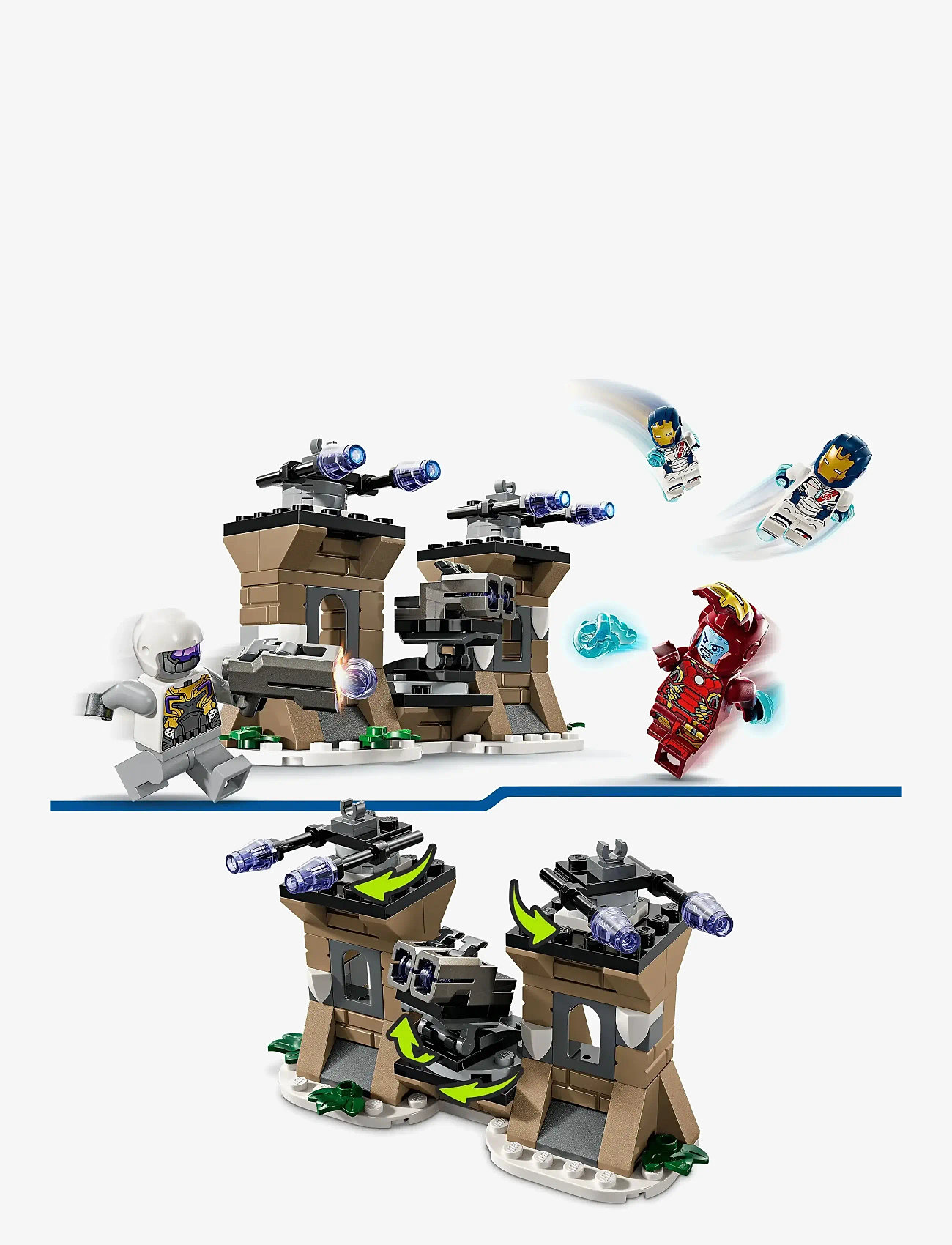 LEGO - Iron Man & Iron Legion mot Hydrasoldat 76288 - lego super heroes - multi - 3