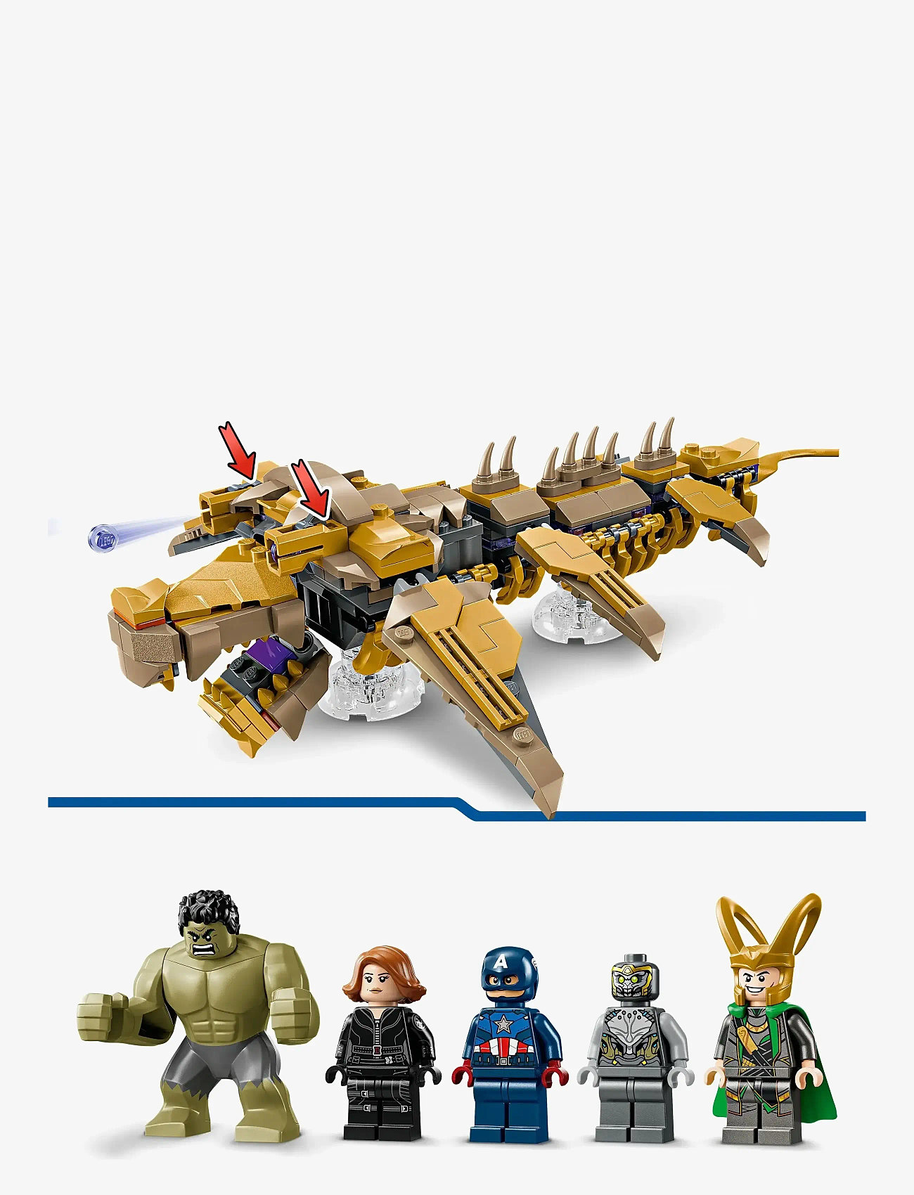 LEGO - Marvel The Avengers vs. The Leviathan Playset 76290 - lego super heroes - multi - 4
