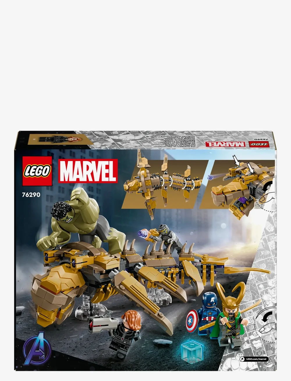 LEGO Marvel The Avengers Vs. The Leviathan Playset 76290 LEGO Super Heroes Boozt