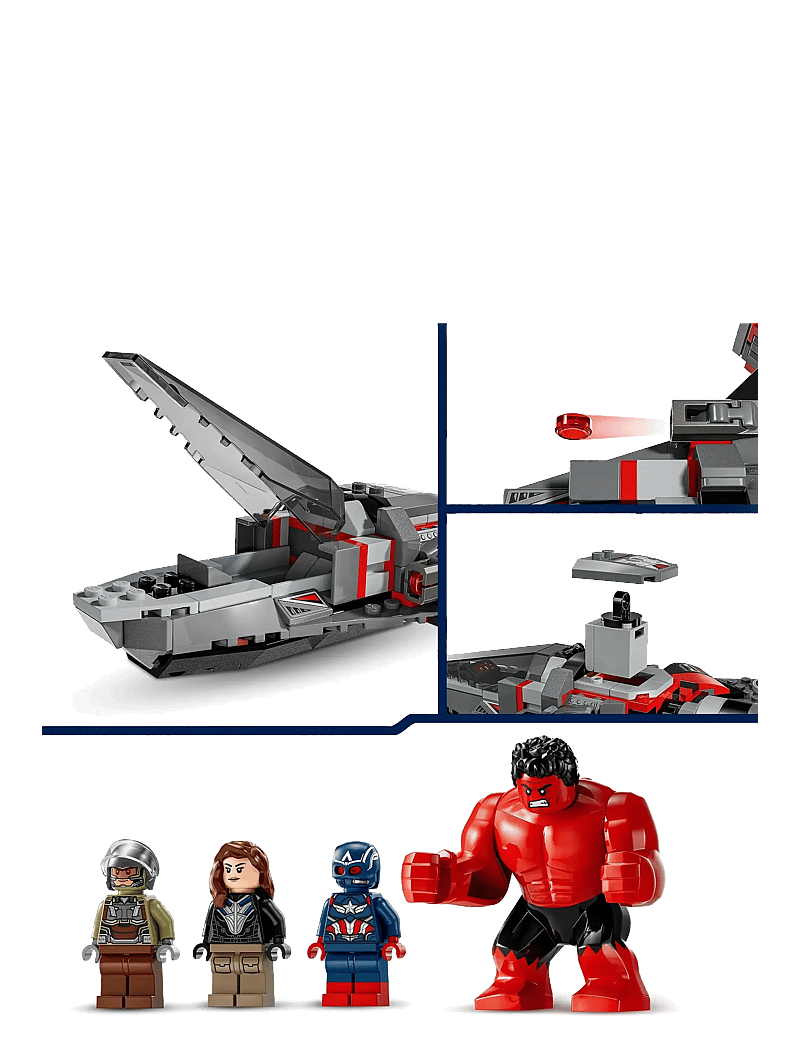 LEGO Marvel Captain America Red Hulk Battle 76292 (LGO76292