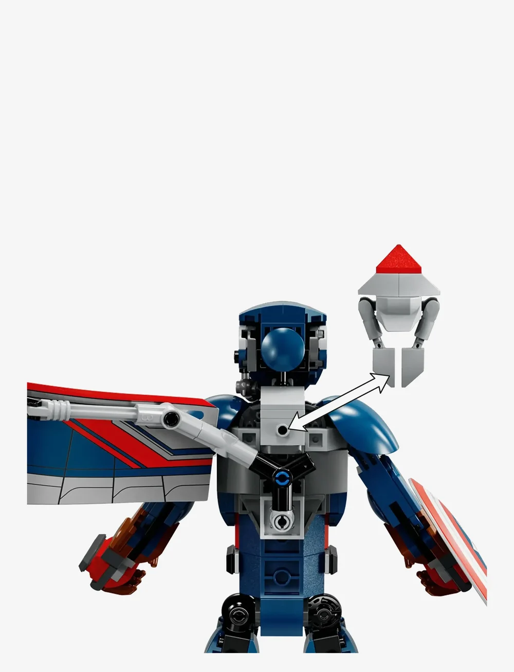 LEGO - Marvel New Captain America Construction Figure 76296 - lego super heroes - multi - 3