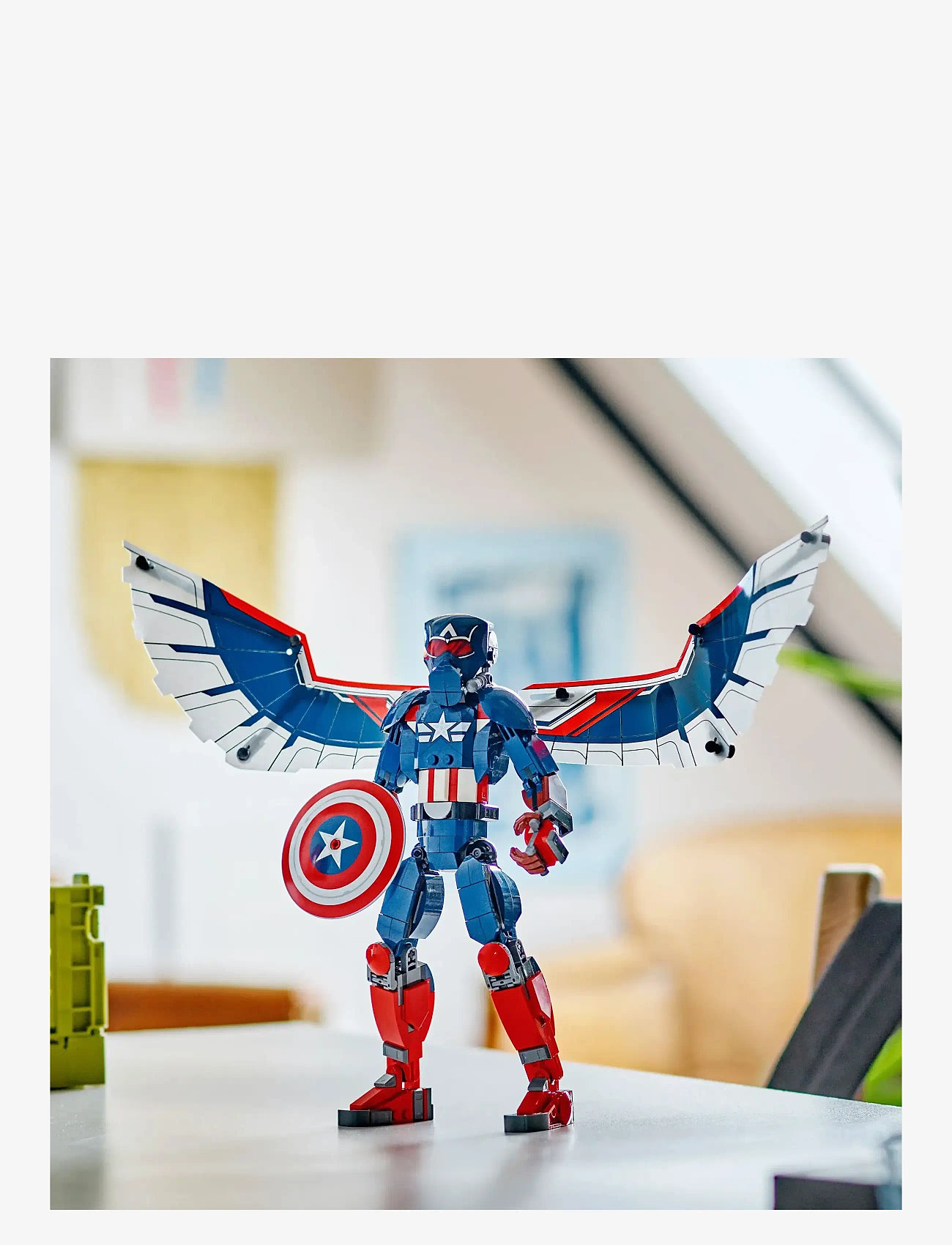 LEGO - Byg selv-figur af den nye Captain America 76296 - actionfigurer - multi - 4