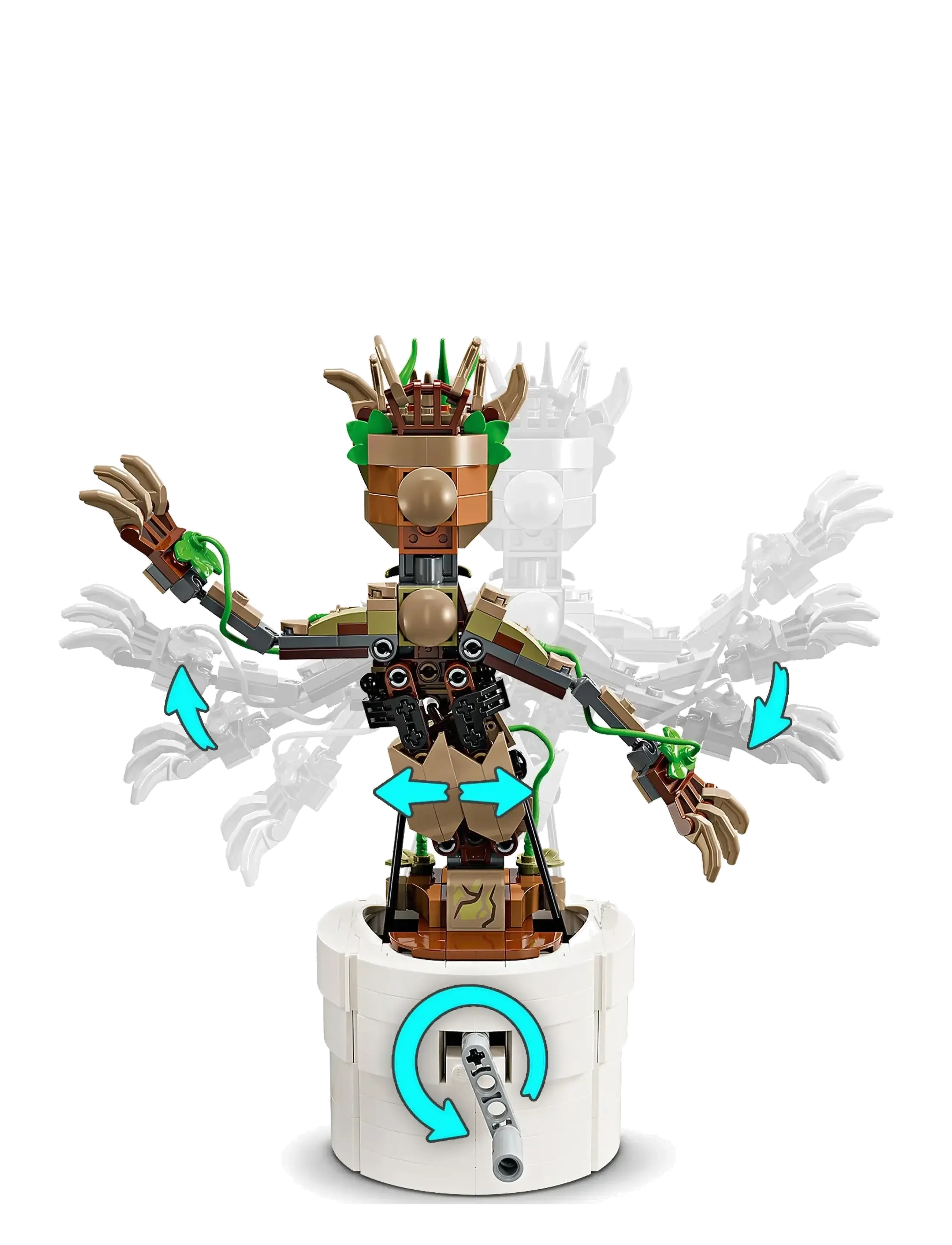 LEGO - Marvel Dancing Groot Buildable Animated Toy 76297 - lego® super heroes - multi - 2