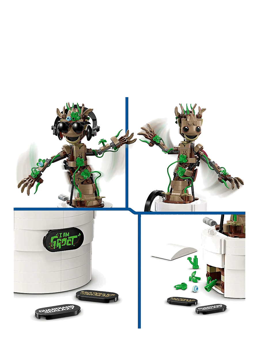 LEGO - Marvel Dancing Groot Buildable Animated Toy 76297 - lego® super heroes - multi - 3