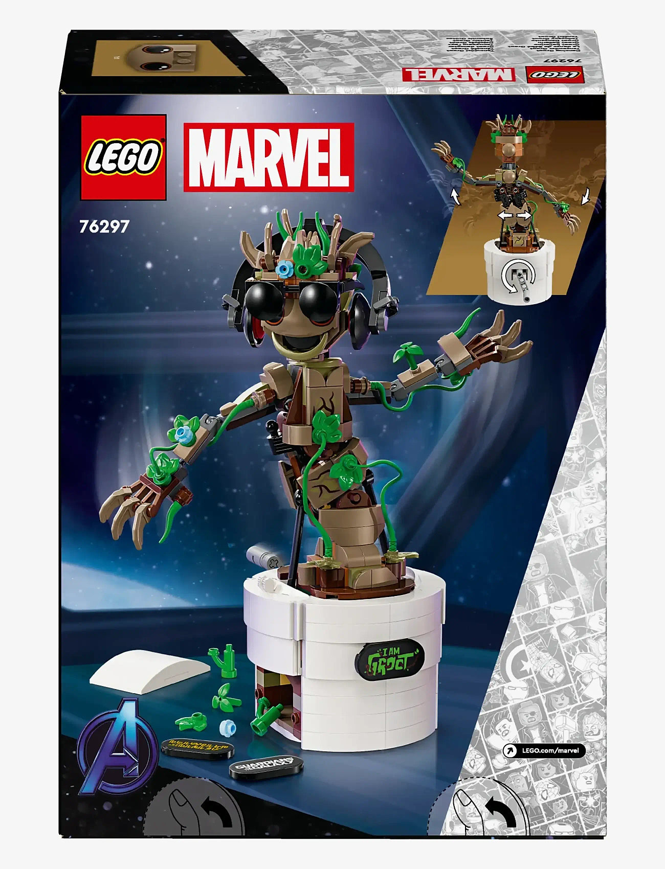 LEGO - Marvel Dancing Groot Buildable Animated Toy 76297 - multi - 5