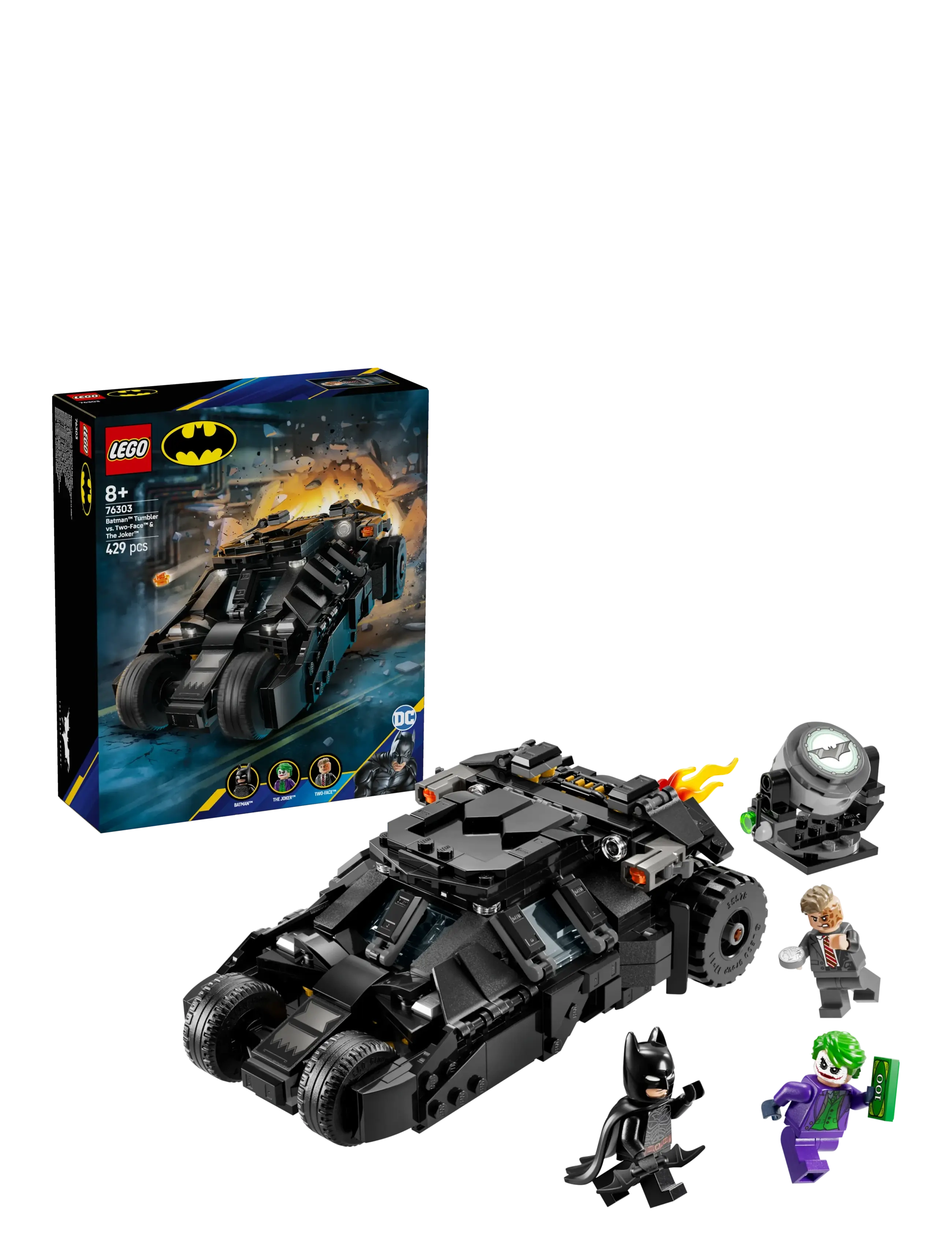 LEGO Batmans Tumbler Mod Two-Face Og Jokeren 76303 Schwarz - One Size - Kinder