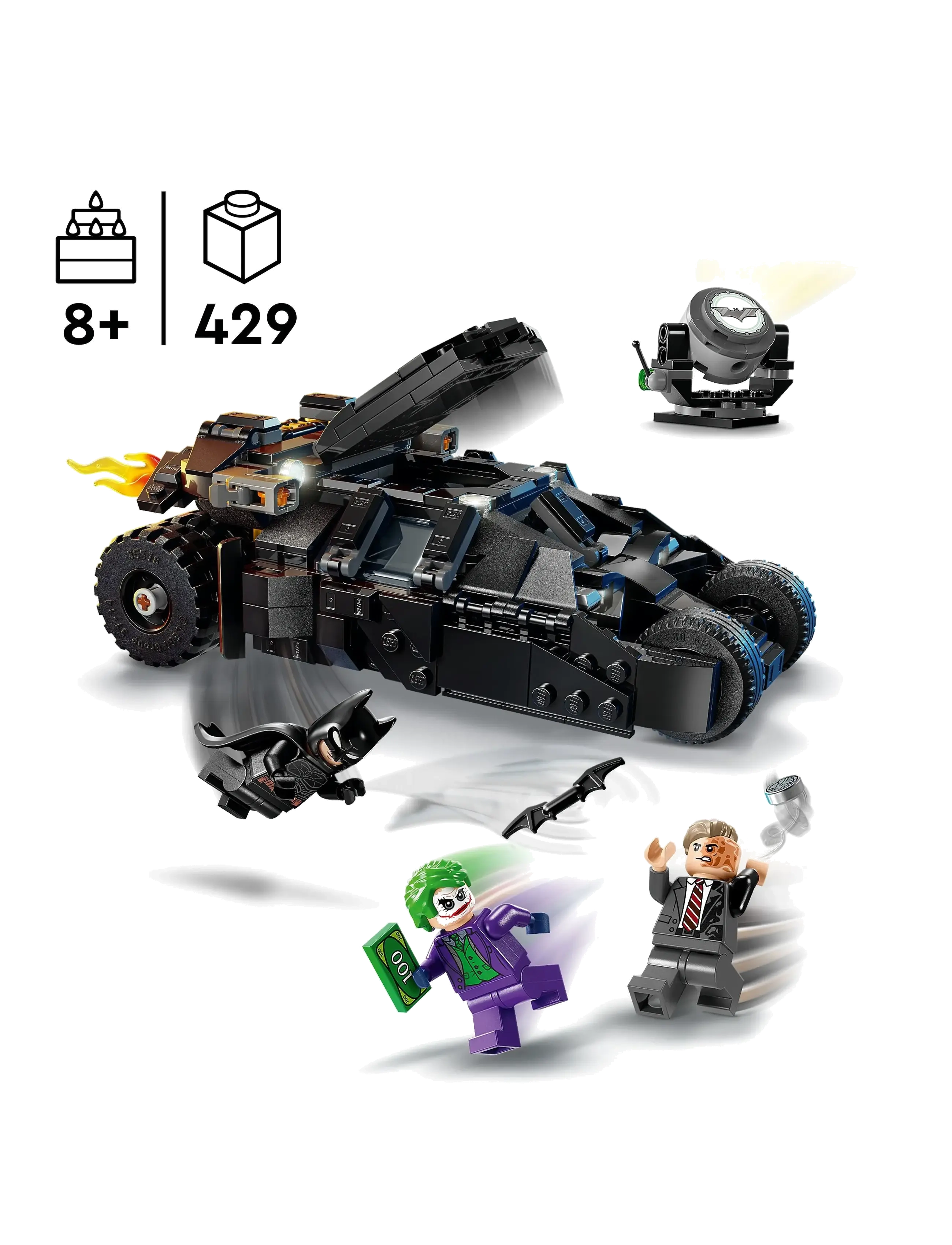 LEGO - DC Batman™: Batman Tumbler vs. Two-Face™ & The Toy Car 76303 - lego super heroes - multi - 1