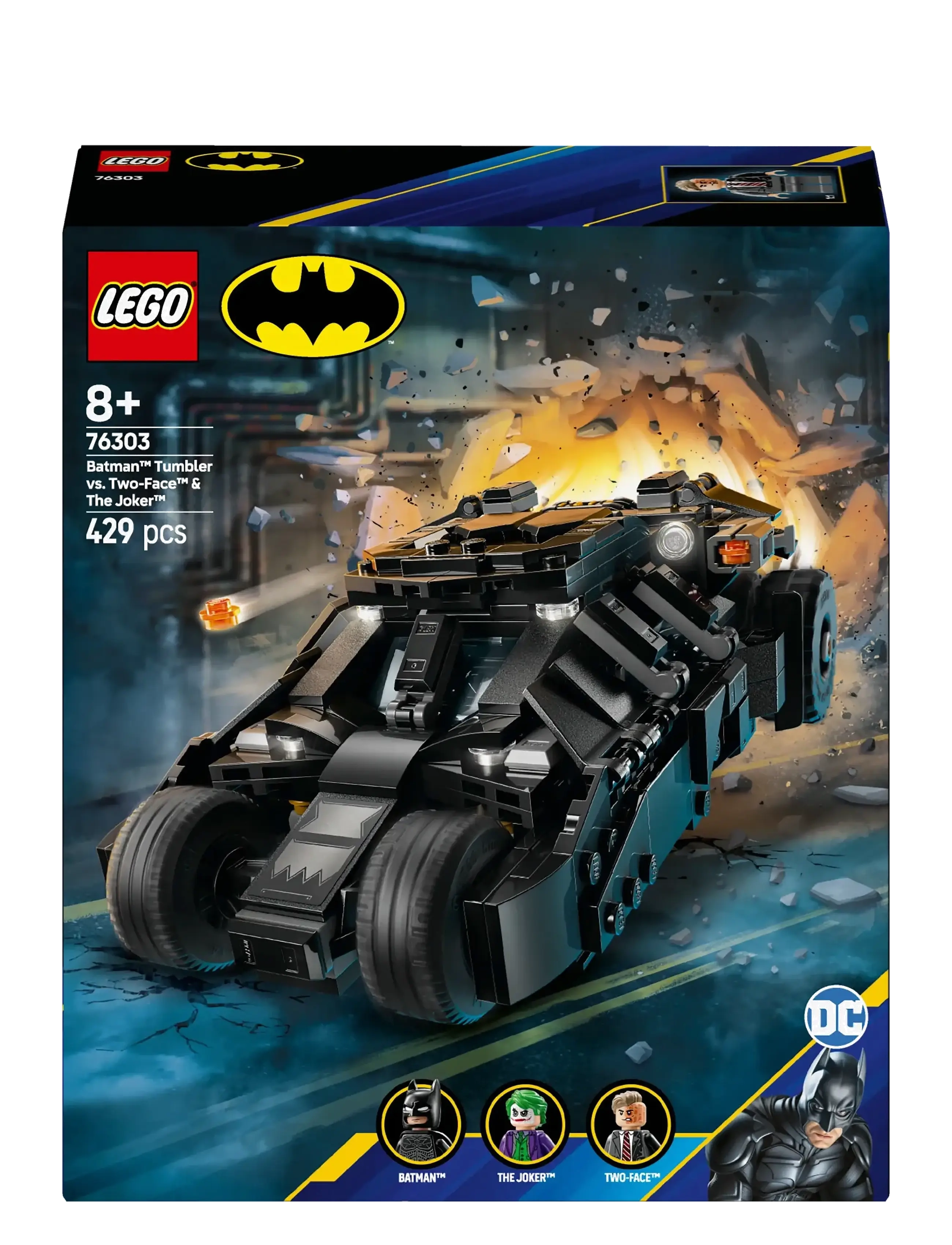 LEGO - DC Batman™: Batman Tumbler vs. Two-Face™ & The Toy Car 76303 - lego super heroes - multi - 5