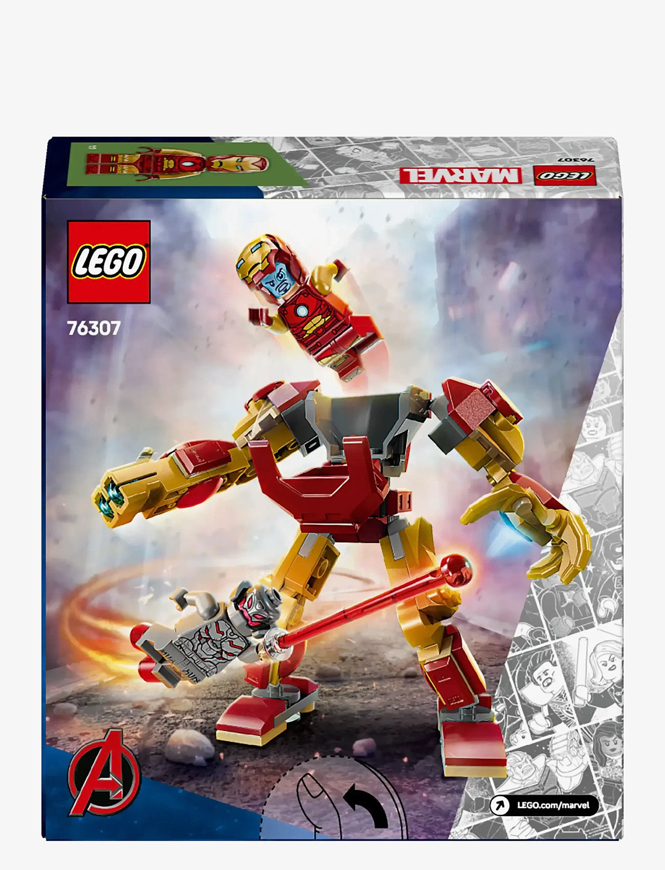 LEGO Marvel Iron Man Mech Vs. Ultron Buildable Super Hero