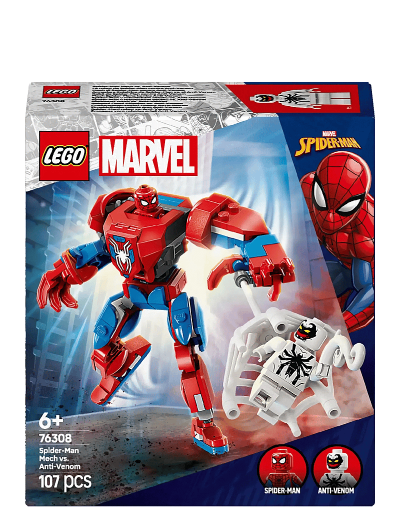 LEGO - Marvel Spider-Man Mech vs. Anti-Venom Buildable Toy Figure Set 76308 - multi - 5