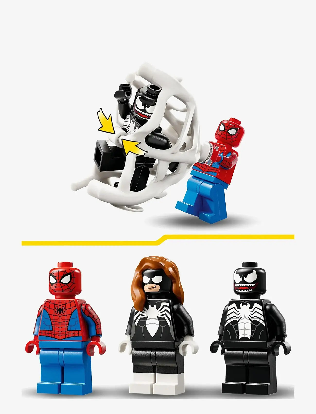 LEGO - Marvel Spider-Man vs. Venom Muscle Car Buildable Toy Vehicle Set 76309 - lego super heroes - multi - 4