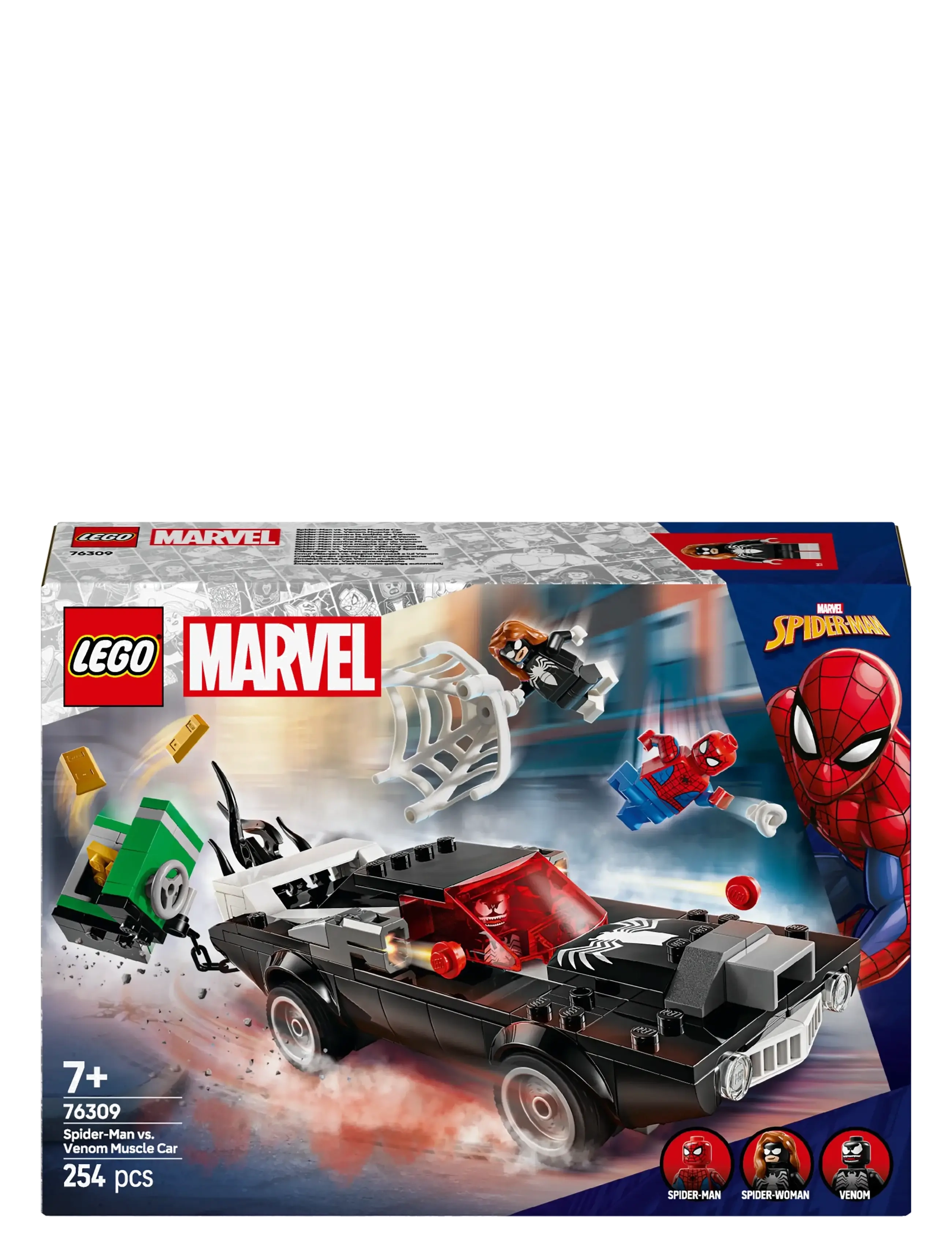 LEGO - Marvel Spider-Man vs. Venom Muscle Car Buildable Toy Vehicle Set 76309 - lego super heroes - multi - 5