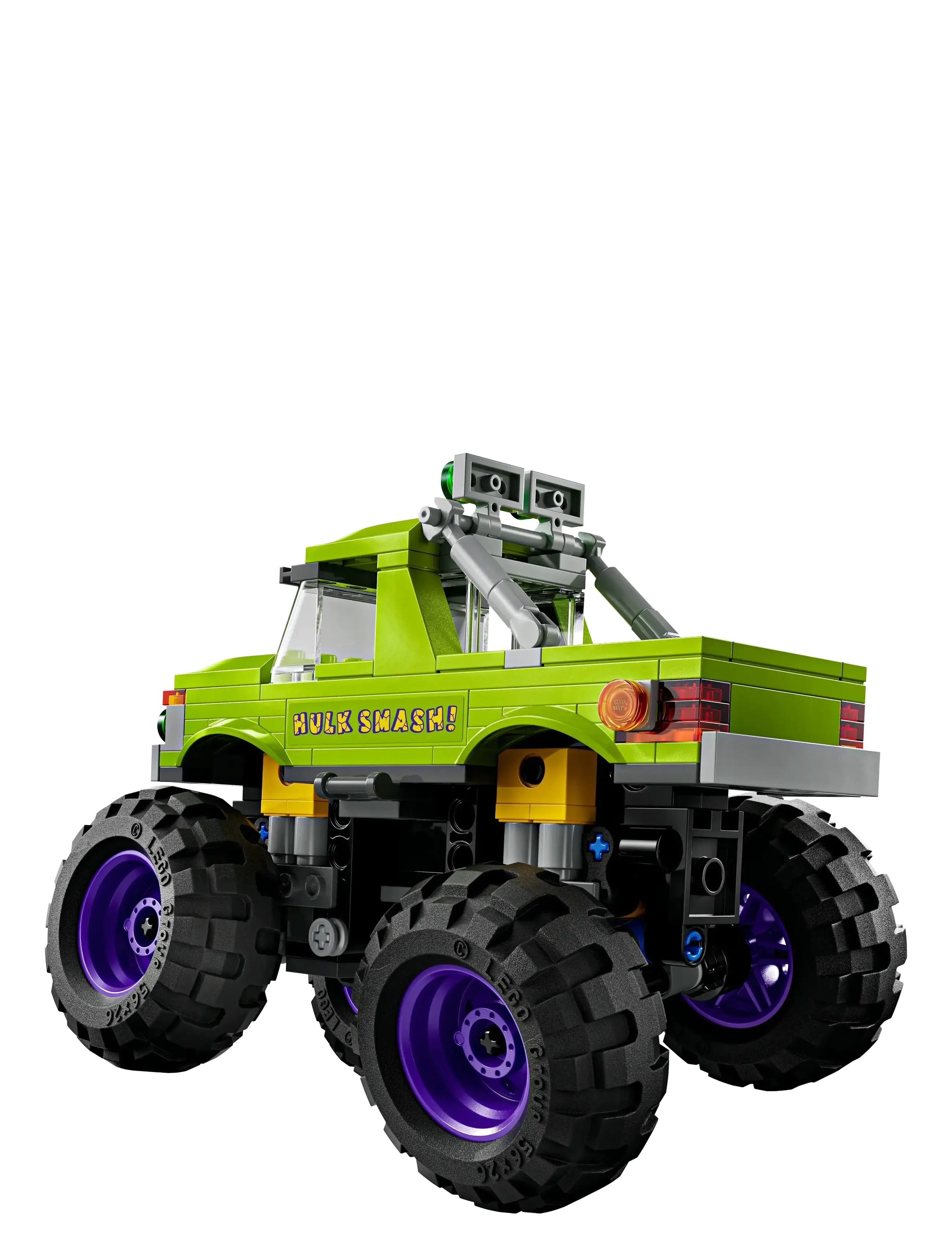 LEGO - Marvel The Hulk Truck vs. Thanos Super Hero Building Toy Vehicle 76312 - lego super heroes - multi - 2