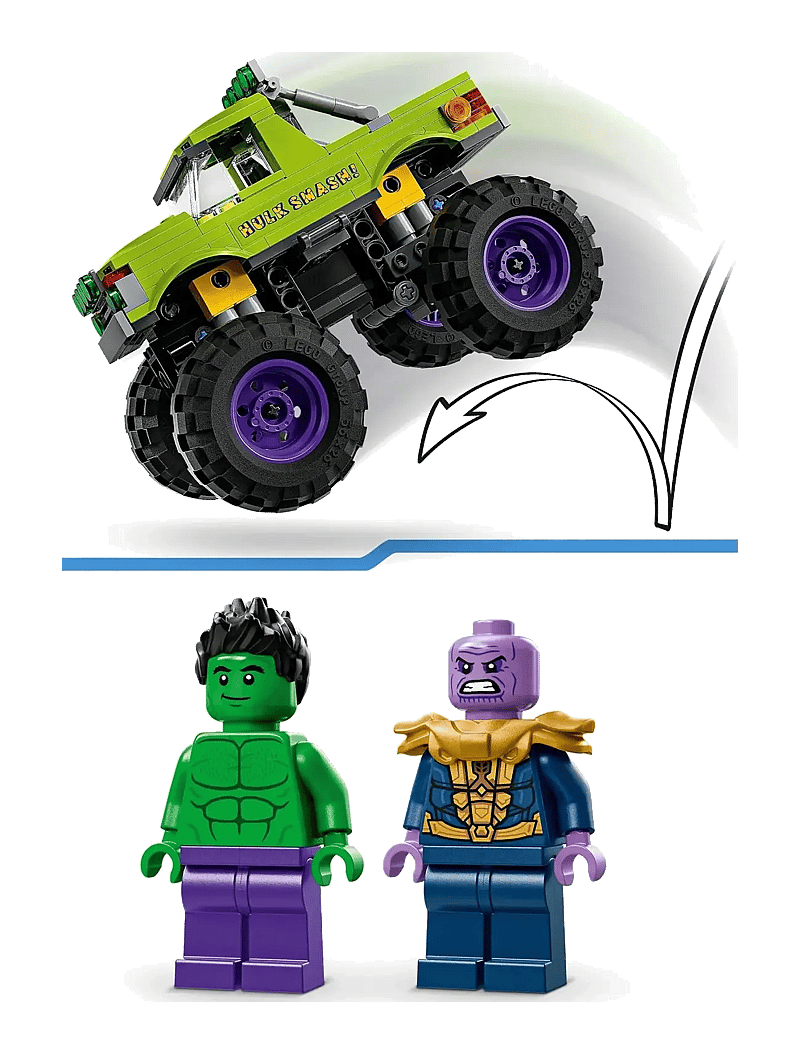 LEGO Marvel The Hulk Truck Thanos Super Hero Building Toy