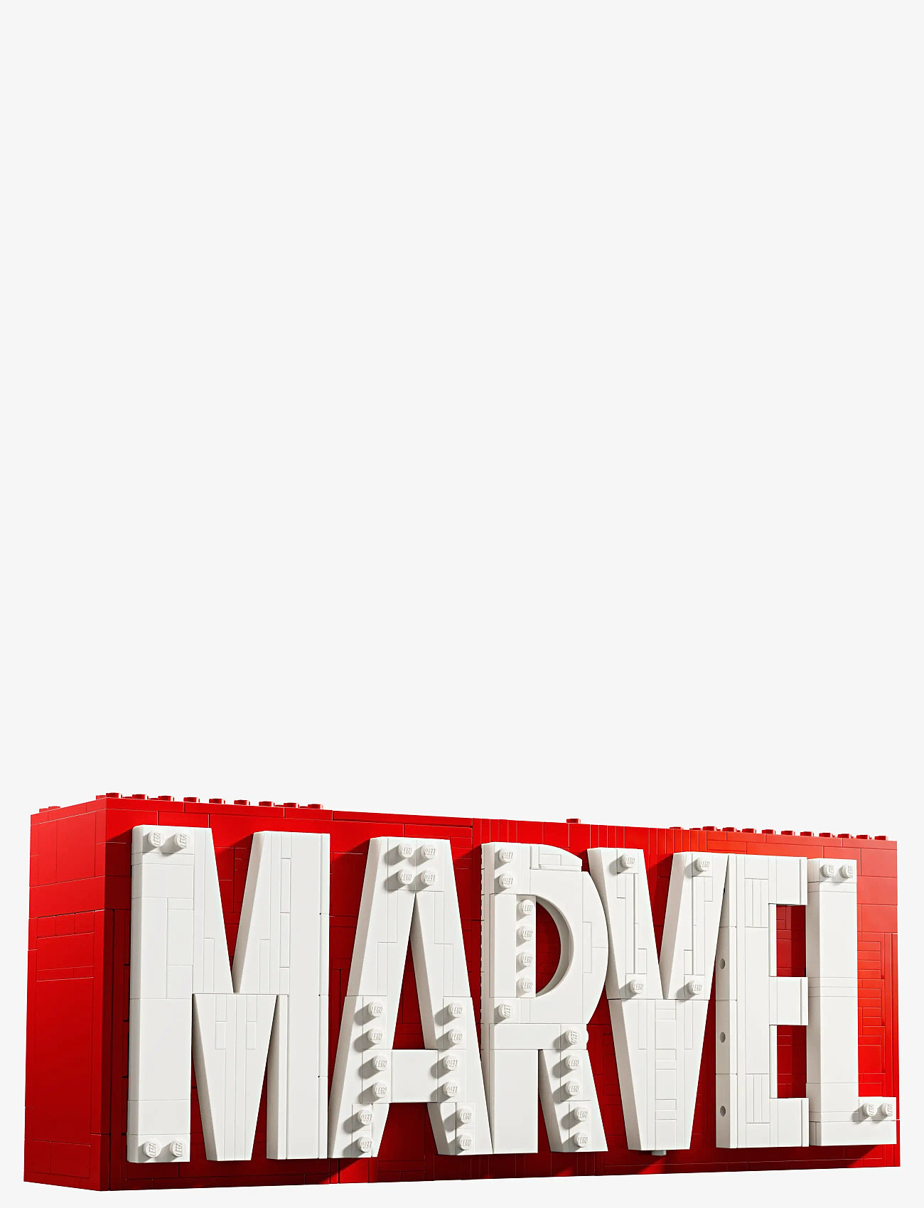 LEGO - Marvel: MARVEL Logo & Minifigures Collectible, Buildable Set 76313 - lego super heroes - multi - 1