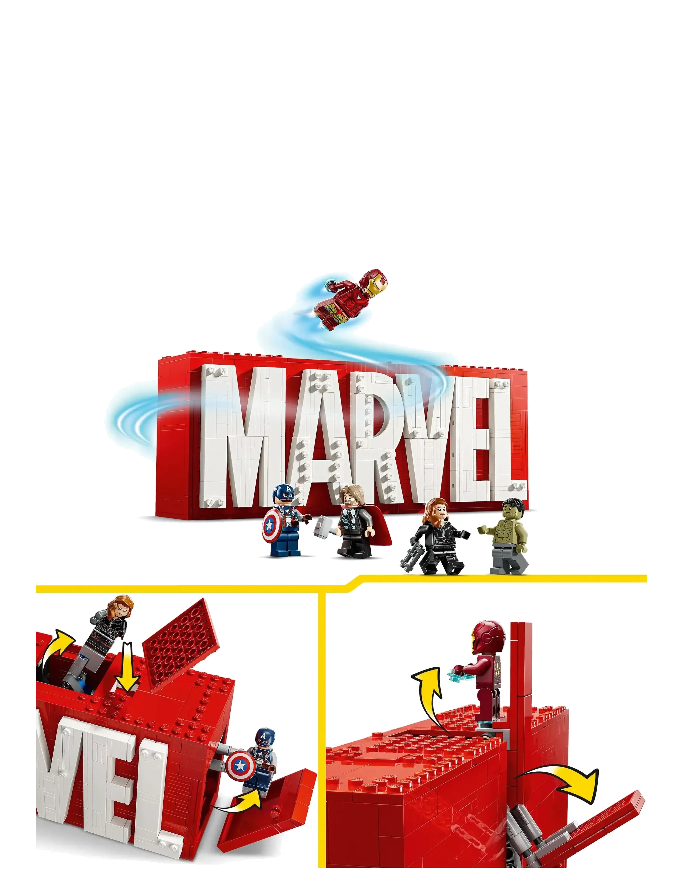 LEGO - MARVEL logotyp och minifigurer 76313 - lego® super heroes - multi - 3