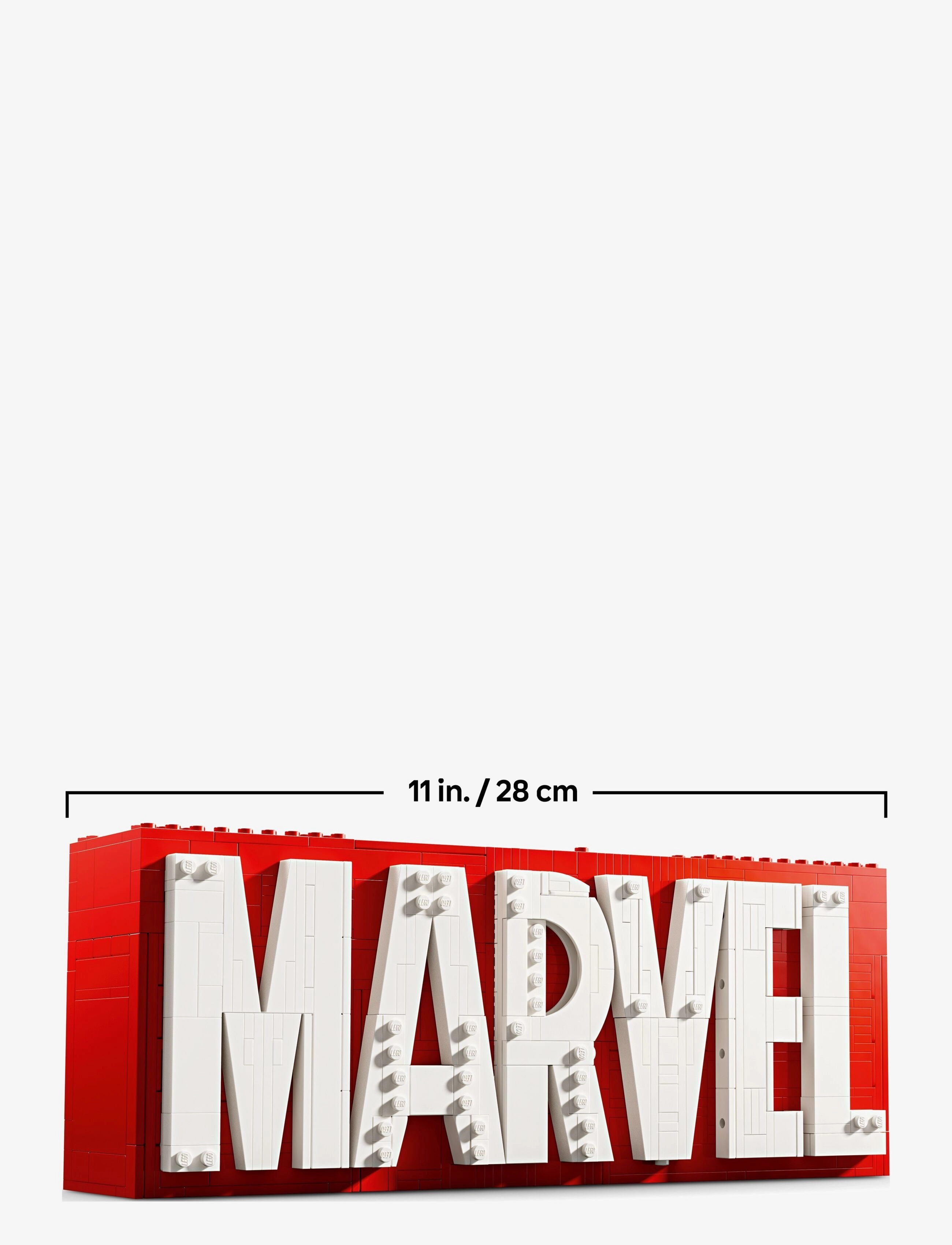 LEGO - Marvel: MARVEL Logo & Minifigures Collectible, Buildable Set 76313 - lego® super heroes - multi - 5