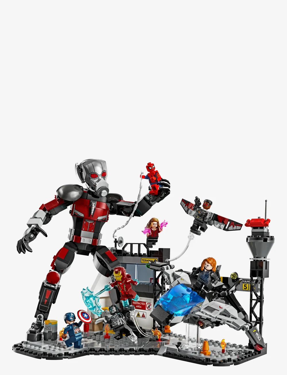 LEGO - Marvel Captain America: Civil War Action Battle Buildable Playset 76314 - lego super heroes - multi - 2