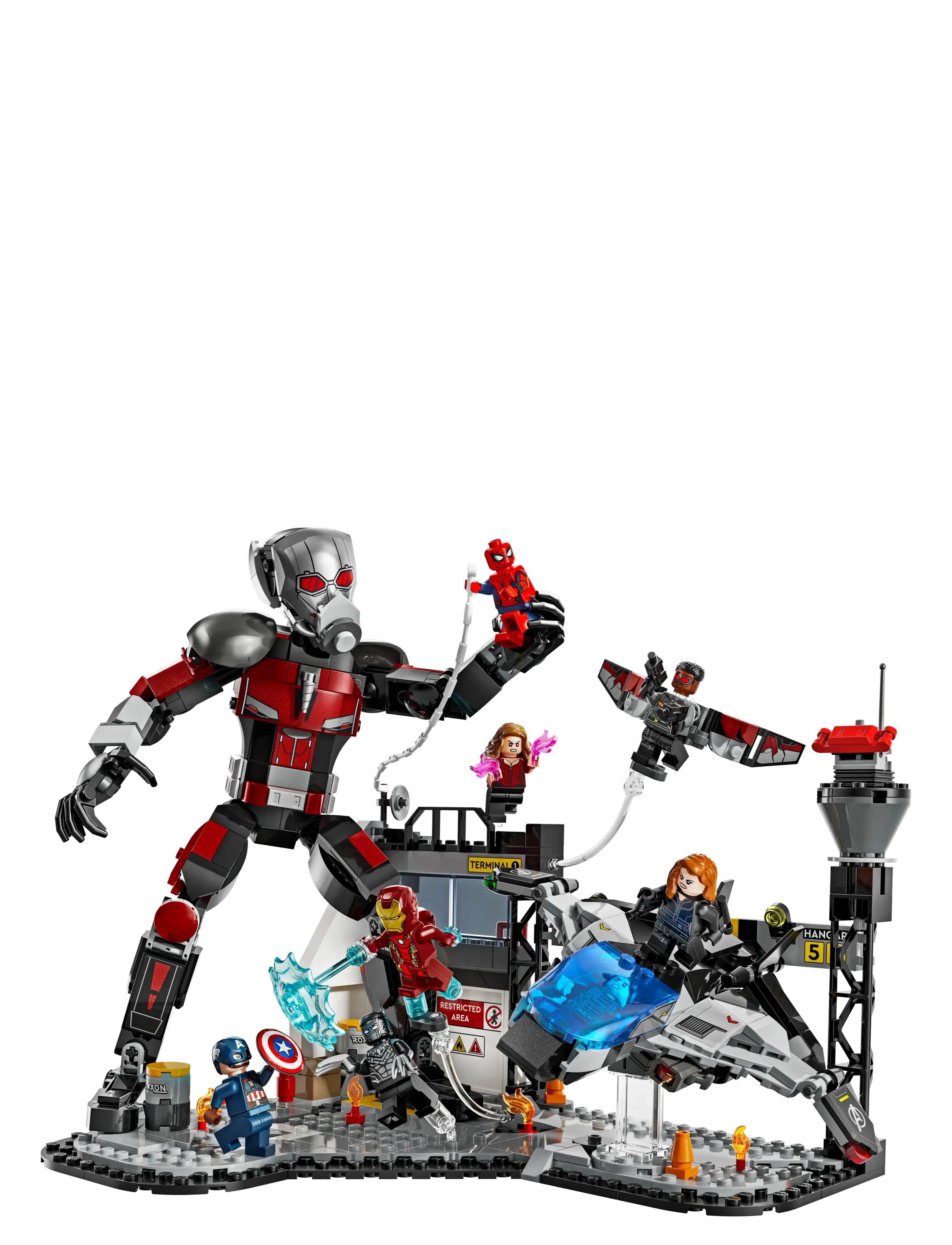 LEGO - Marvel Captain America: Civil War Action Battle Buildable Playset 76314 - hasarfígúrur - multi - 2
