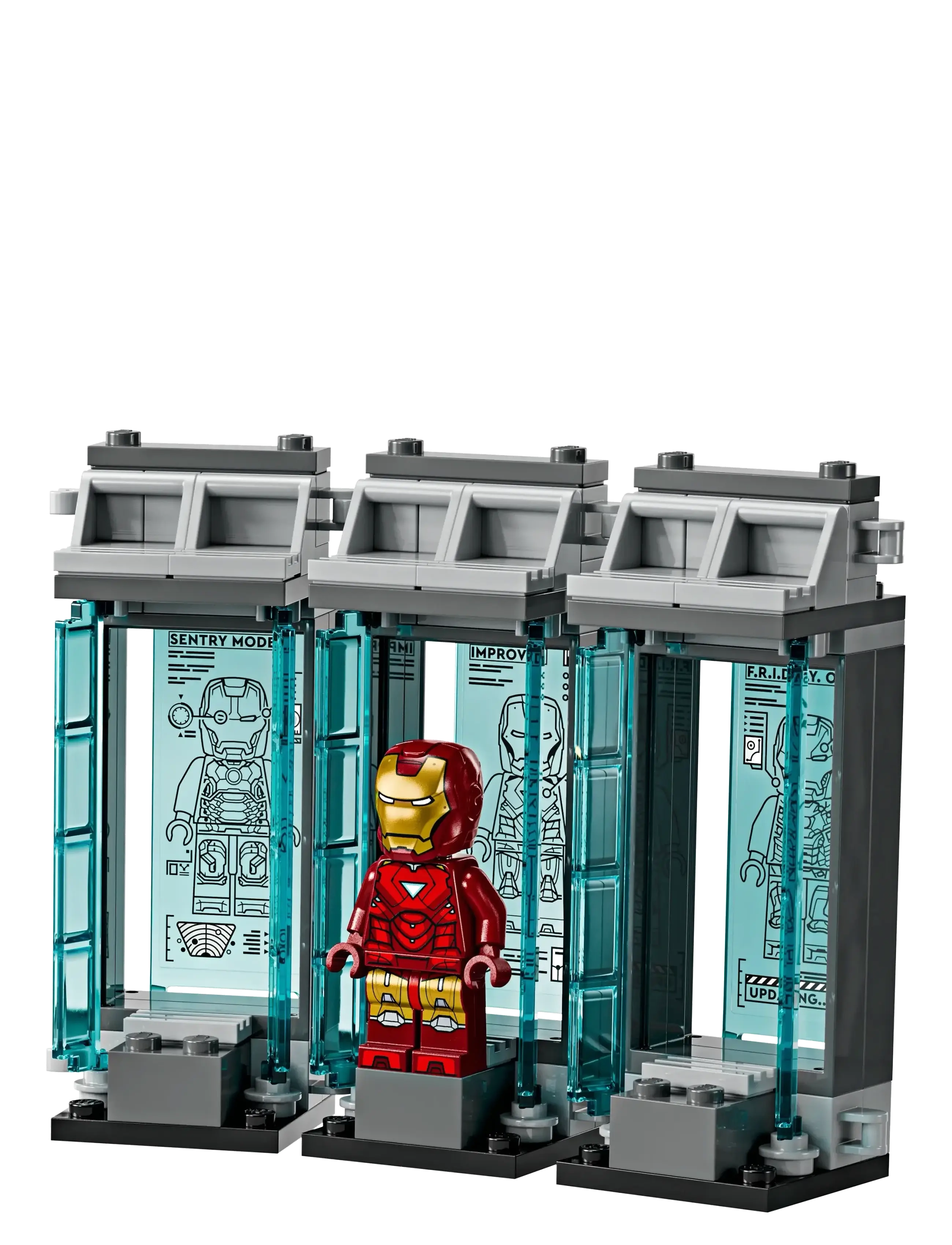 LEGO - Marvel Iron Man’s Laboratory: Hall of Armour with Minifigures 76315 - lego classic - multi - 2