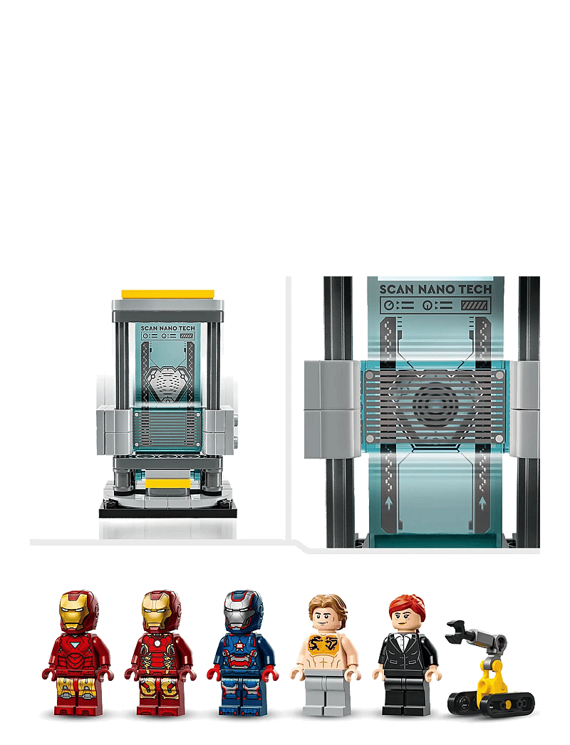 LEGO - Marvel Iron Man’s Laboratory: Hall of Armour with Minifigures 76315 - lego classic - multi - 4