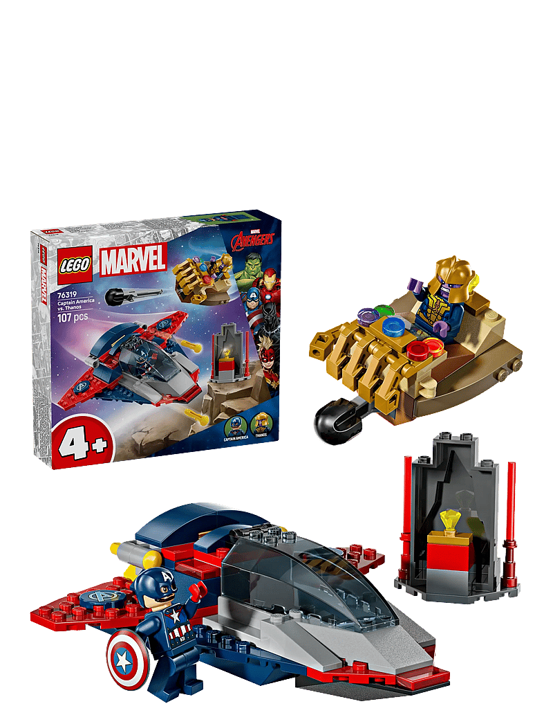 LEGO - Marvel Captain America vs. Thanos with 2 Minifigures 76319 - lego super heroes - multi - 0