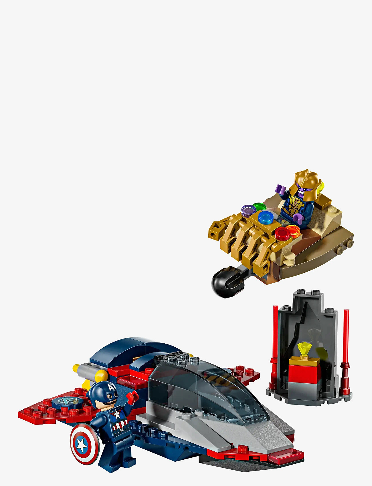 LEGO - Marvel Captain America vs. Thanos with 2 Minifigures 76319 - lego super heroes - multi - 1