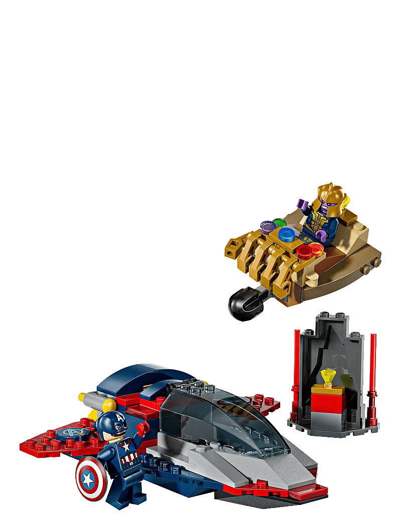 LEGO - Marvel Captain America vs. Thanos with 2 Minifigures 76319 - lego super heroes - multi - 1