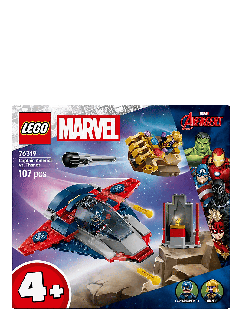 LEGO - Marvel Captain America vs. Thanos with 2 Minifigures 76319 - lego super heroes - multi - 2